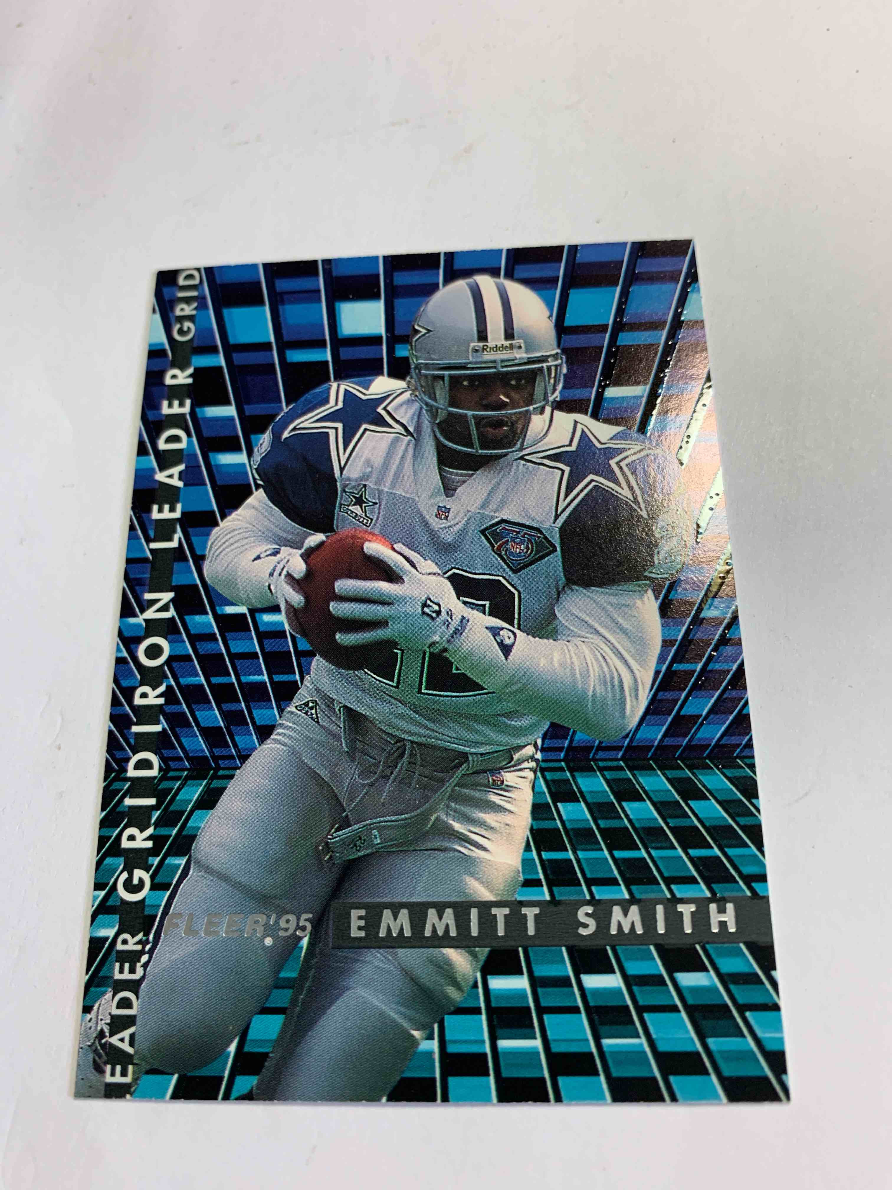 1995 Fleer , Gridiron Leader # 7, Emmitt Smith 