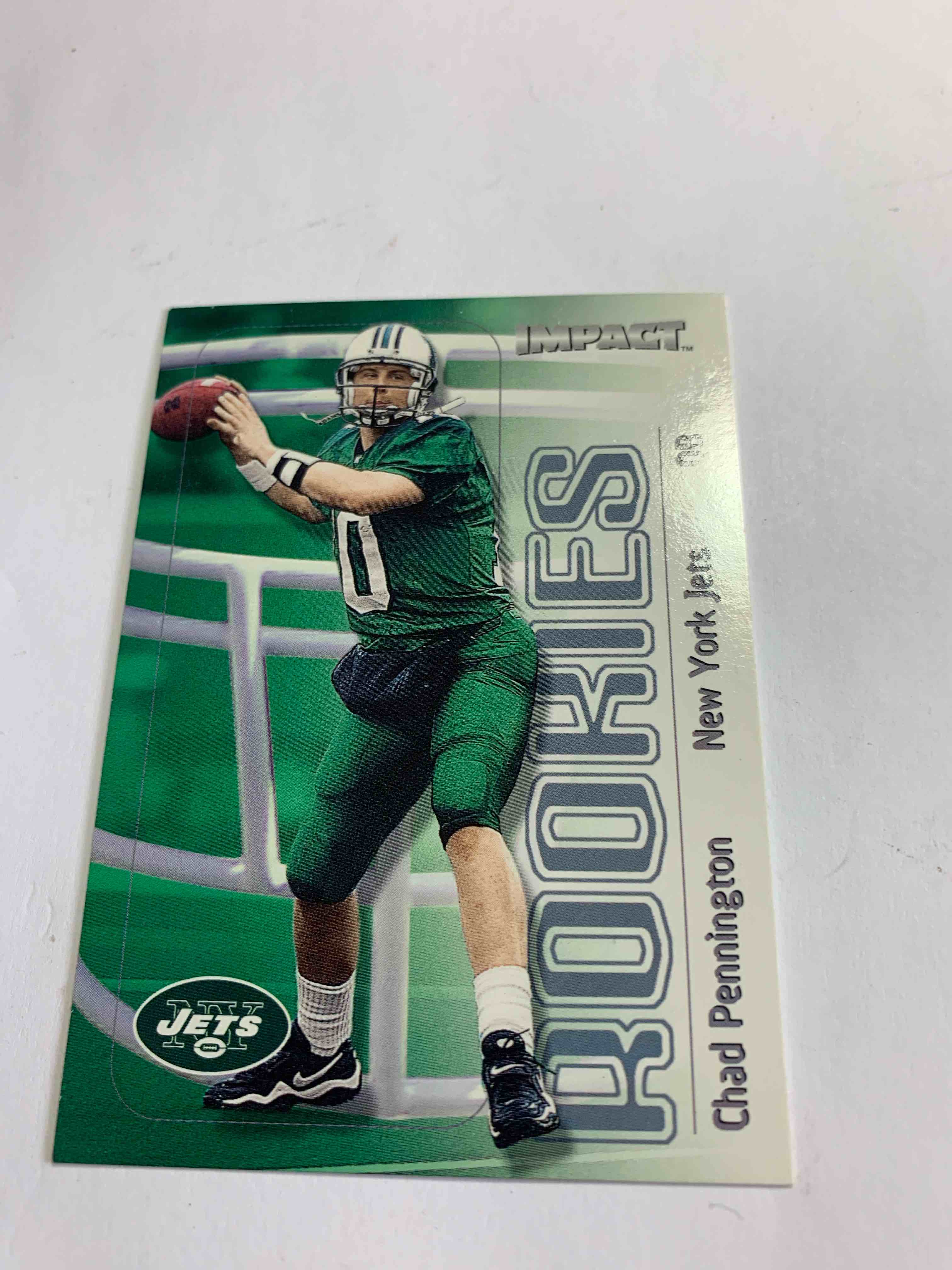 2000 Impact # 142, Chad Pennington Rookie Card 