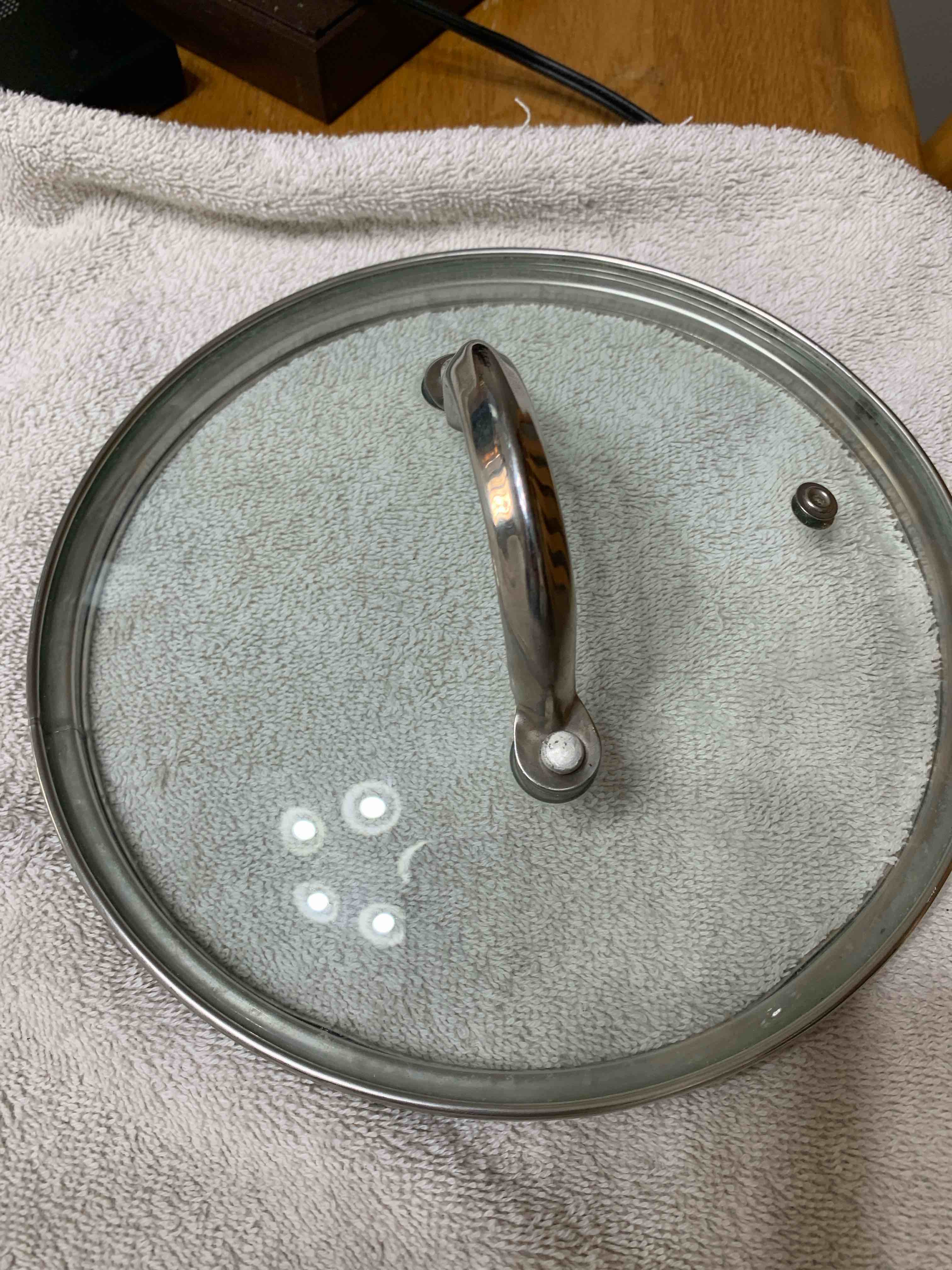 Glass Replacement Lid for a Pot, 7-3/4” Diameter 