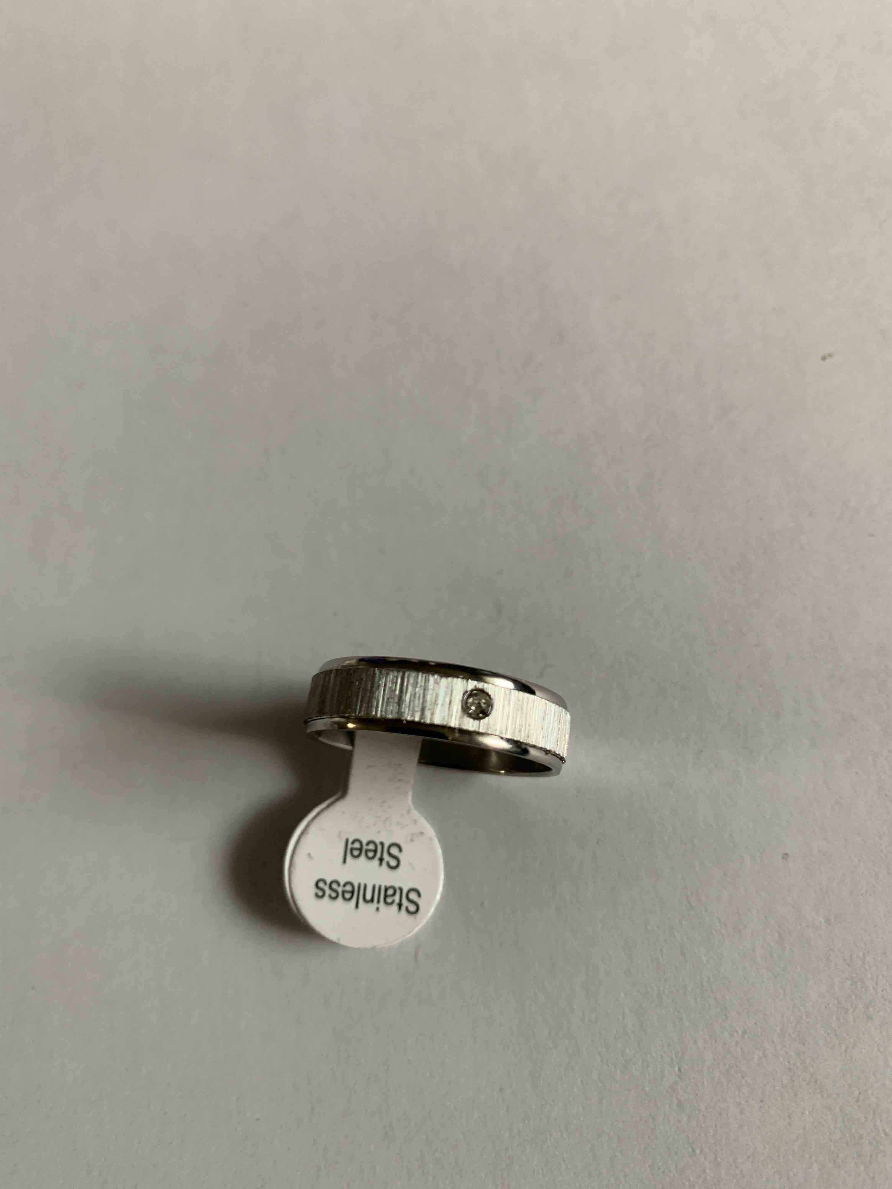 Stainless Steel Ring, Size 9
