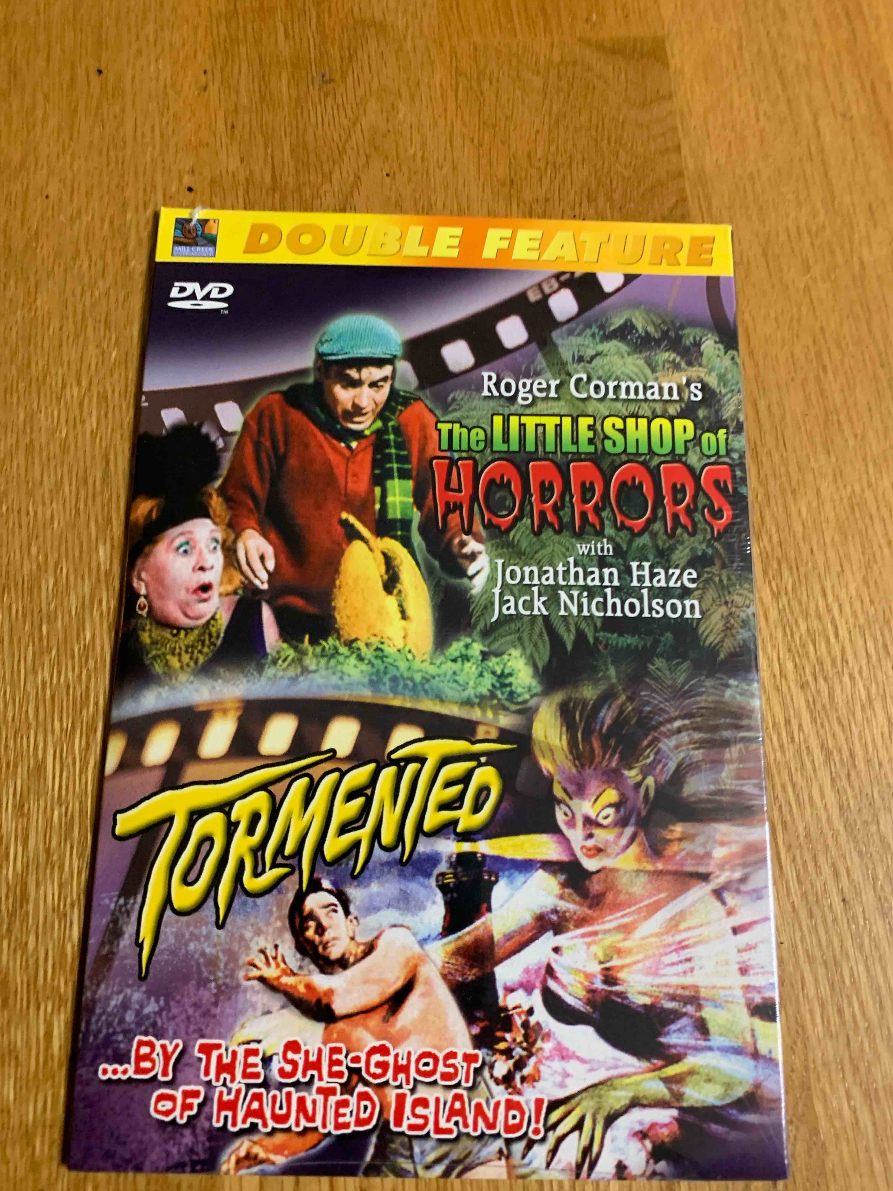 Double Feature DVD, The Little Shop of Horrors and Tormented 