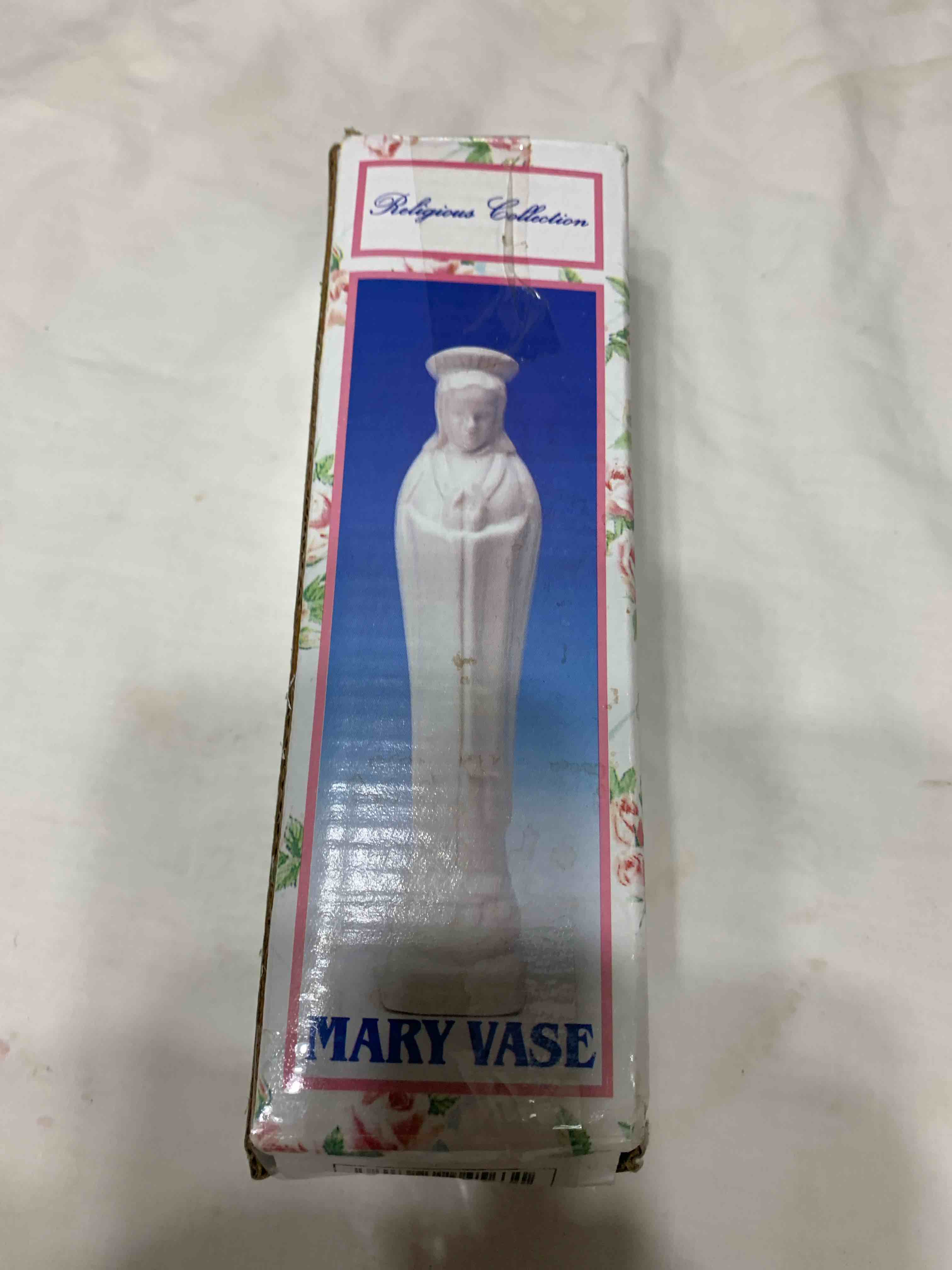 Religious Collection, Ceramic Mary Vase