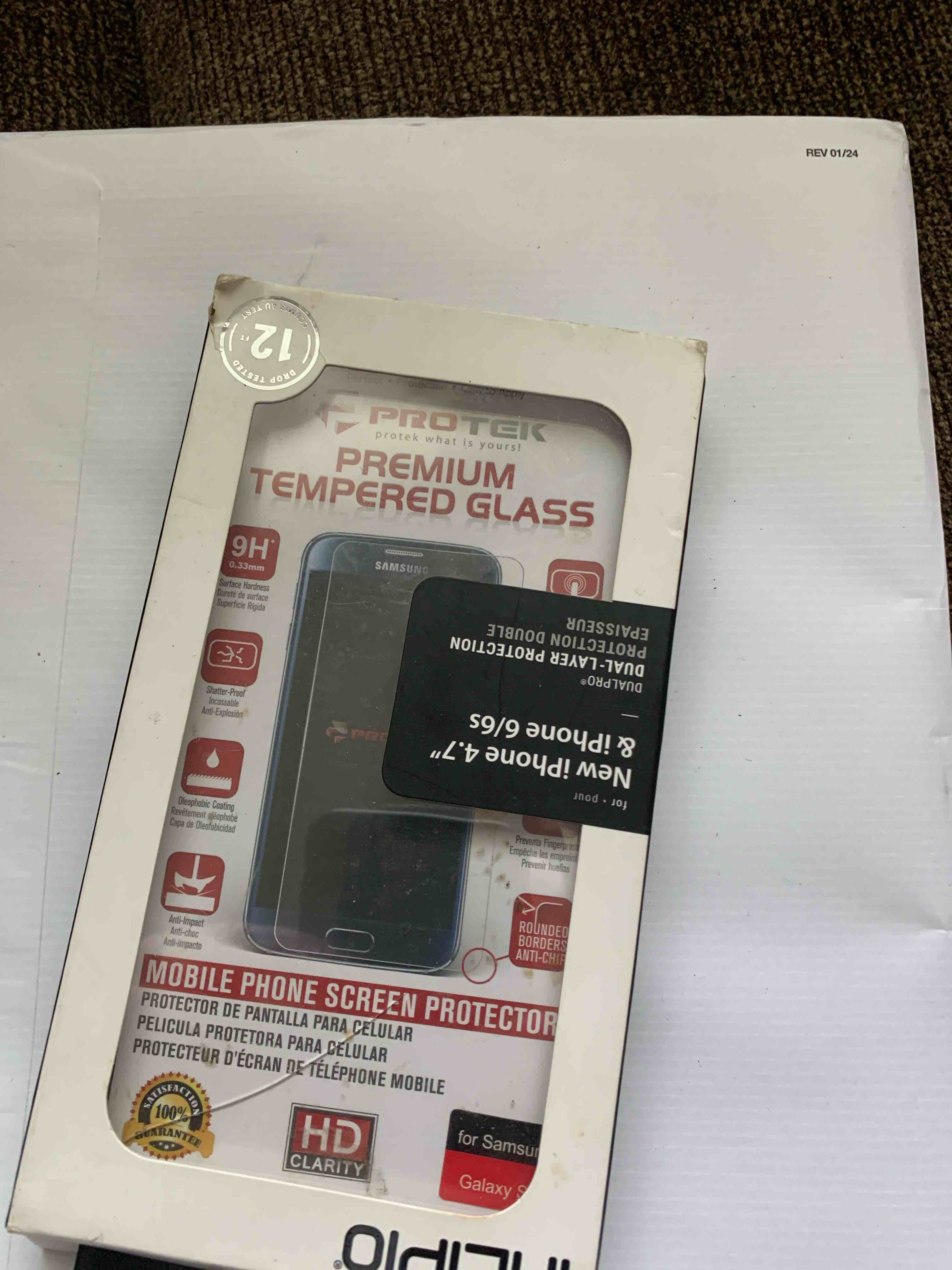 Pro-Tec Tempered Glass , IPhone 4.7”, 2- pcs
