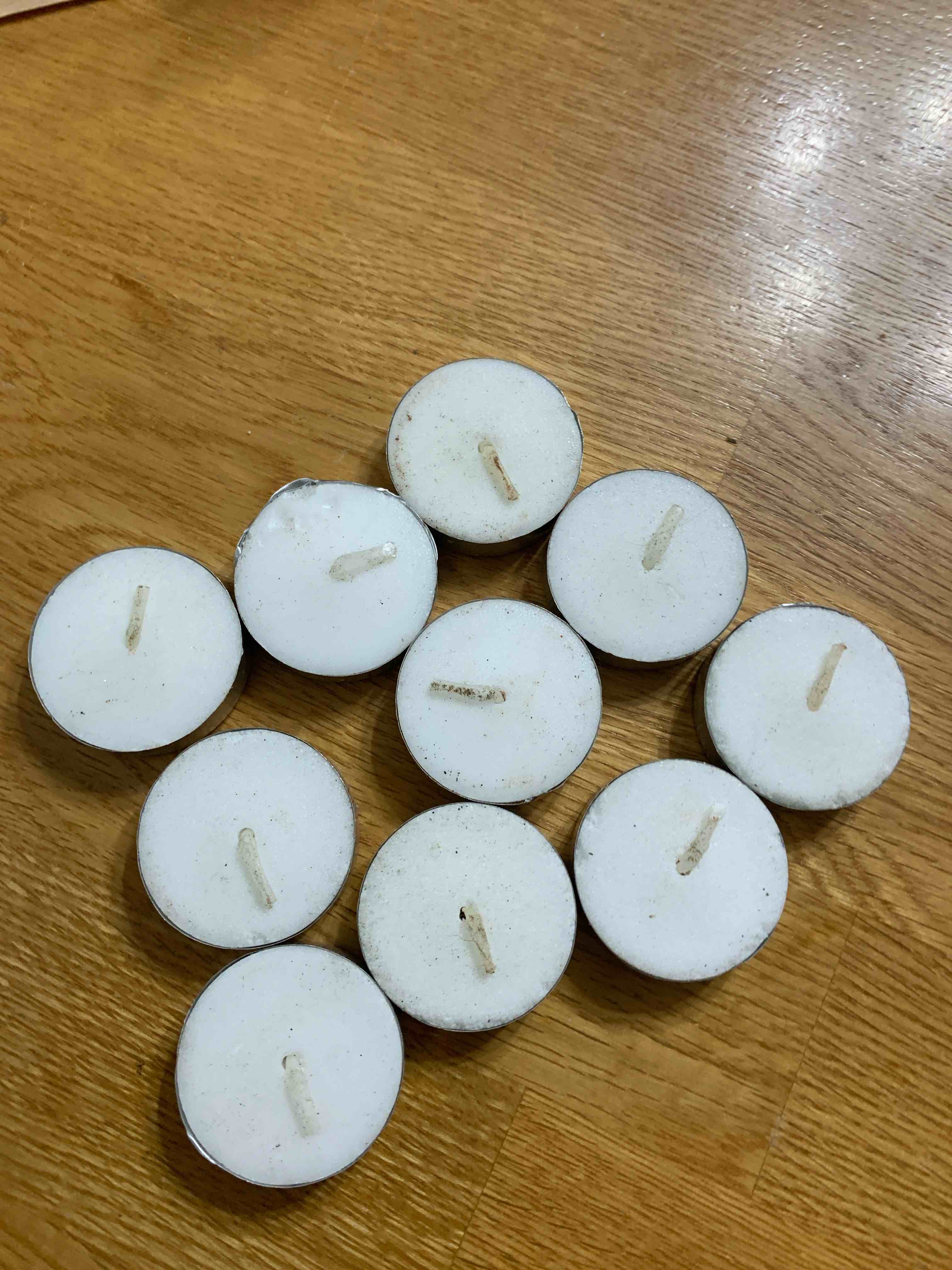 Lot of 10 Tea Candles