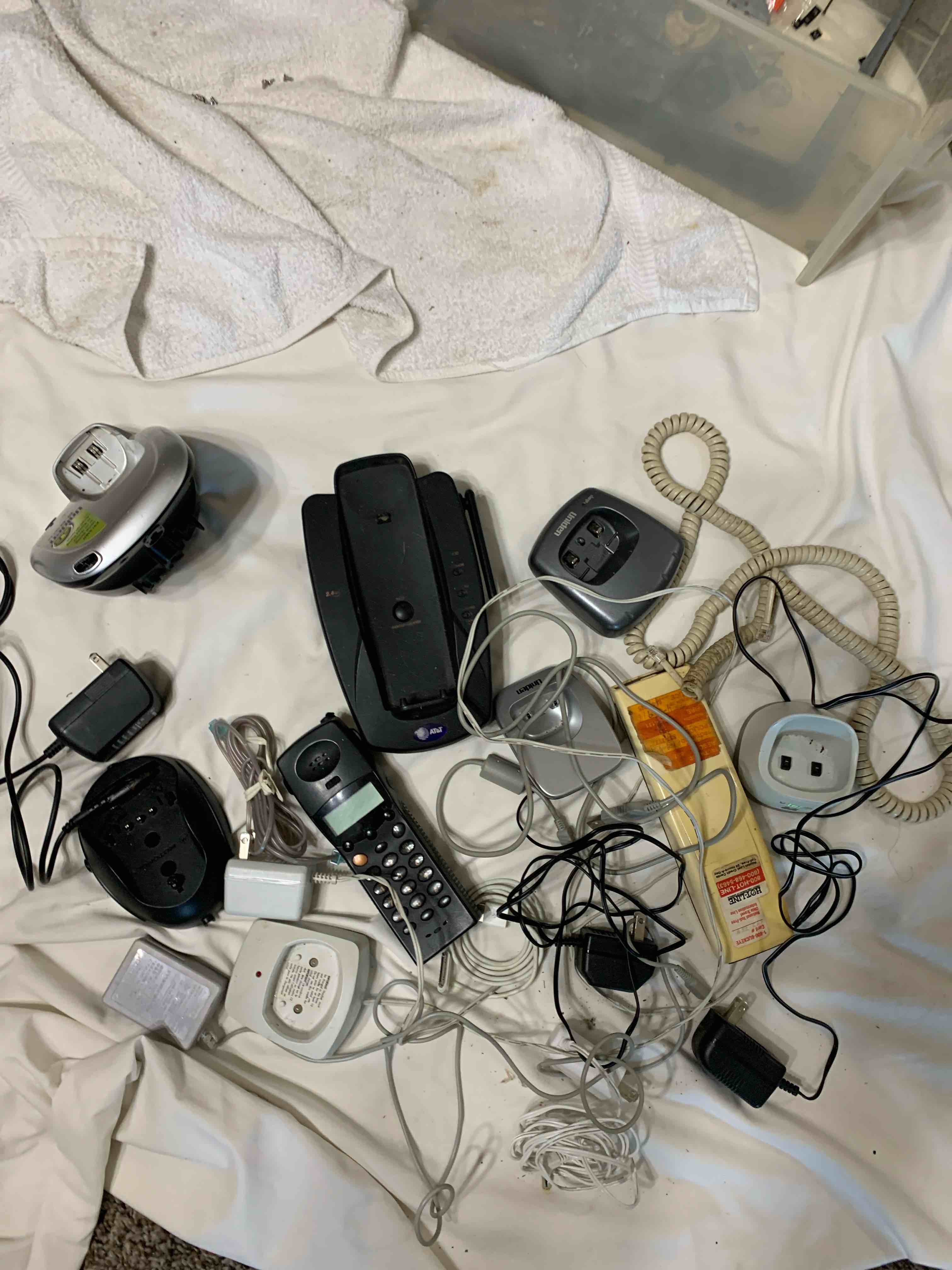 Box of Telephone Parts