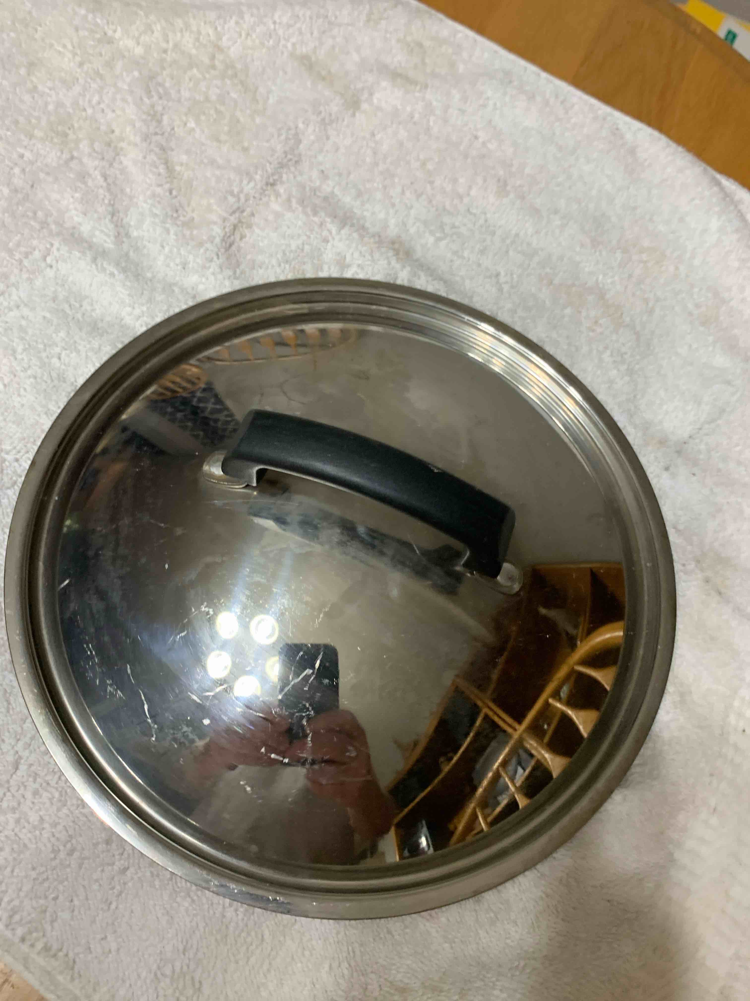 Replacement Stainless Steel Pot Lid, 8-12”Diameter 