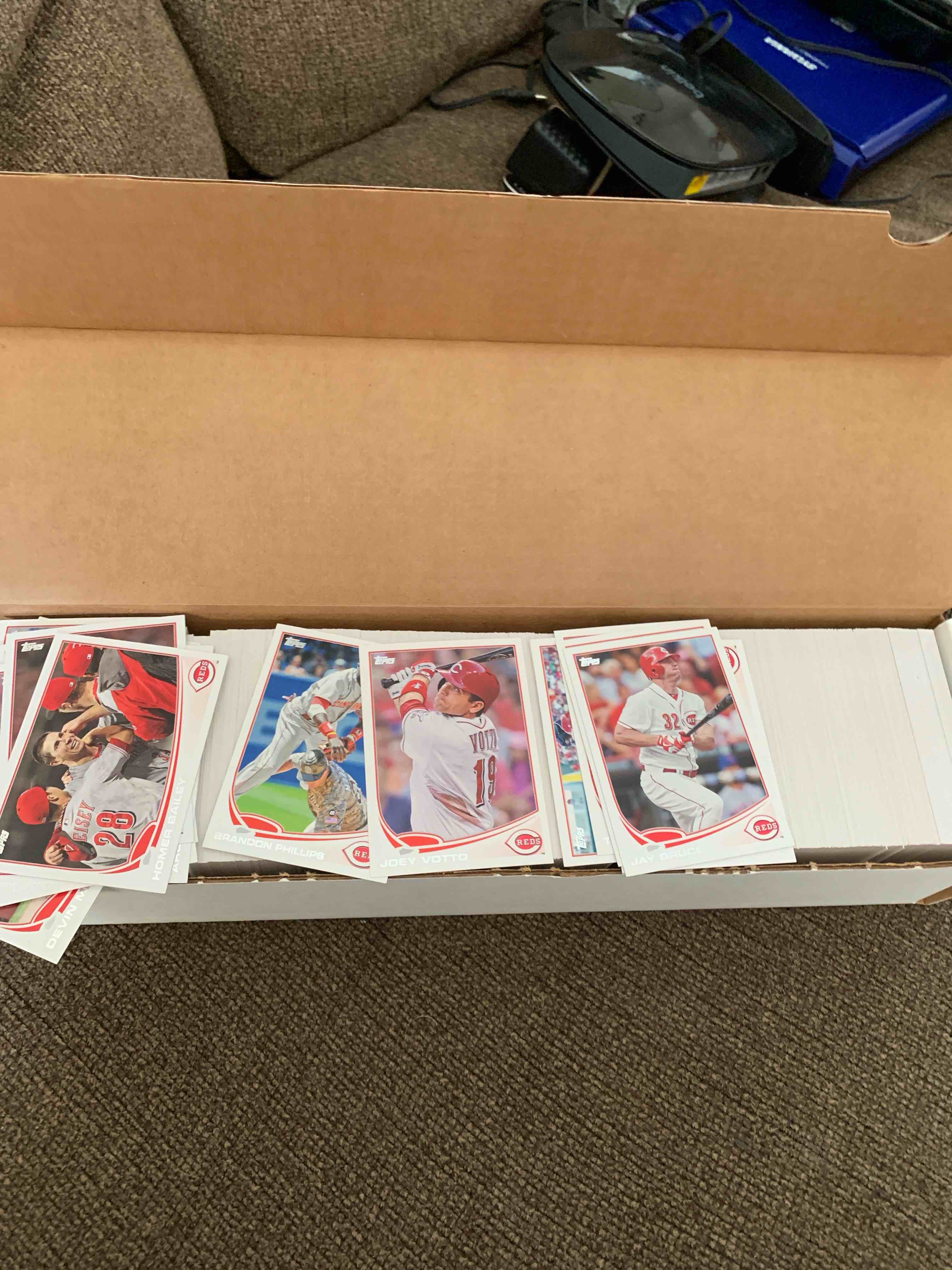 Boxes of Sports Cards