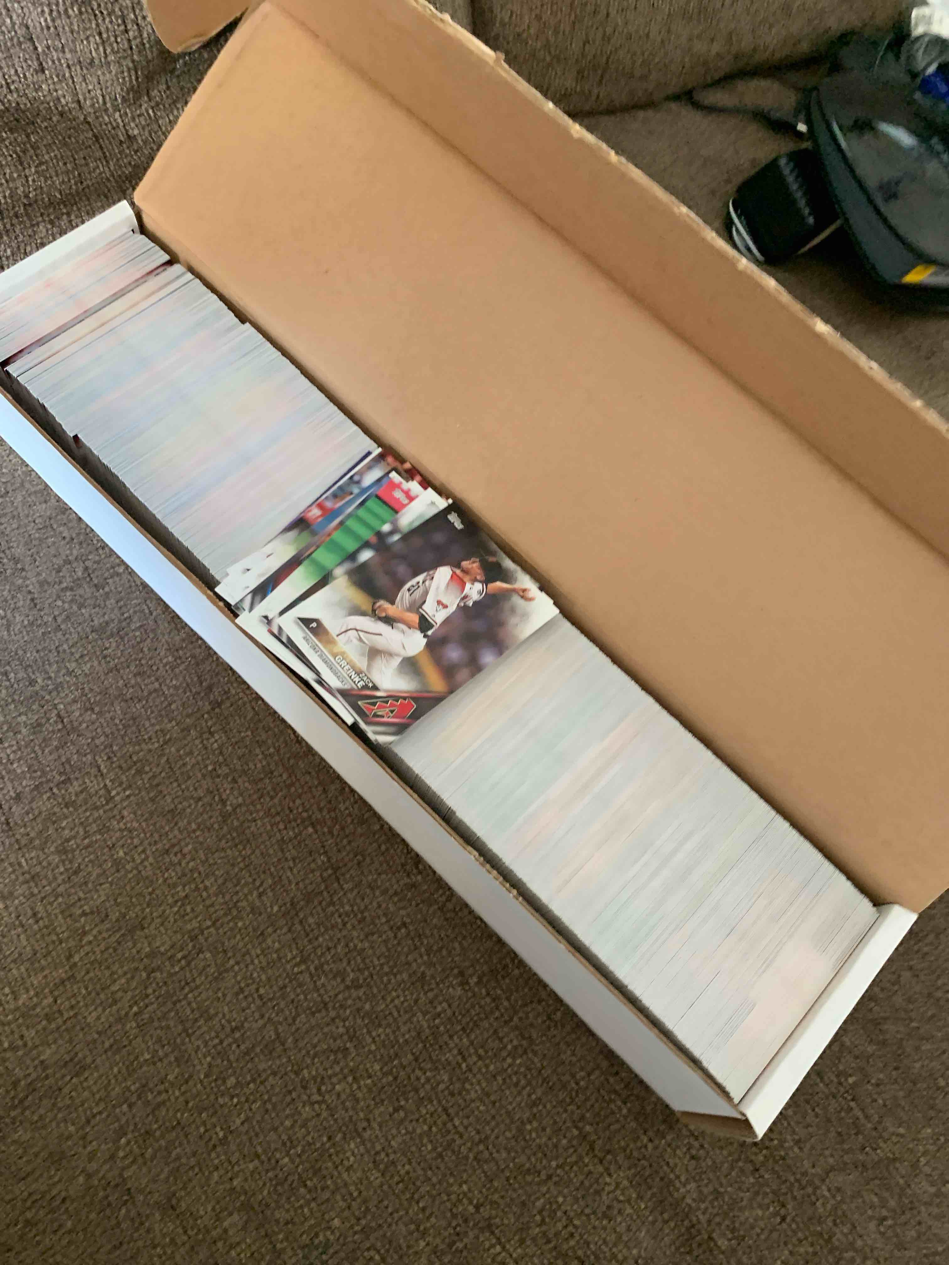 Boxes of Sports Cards