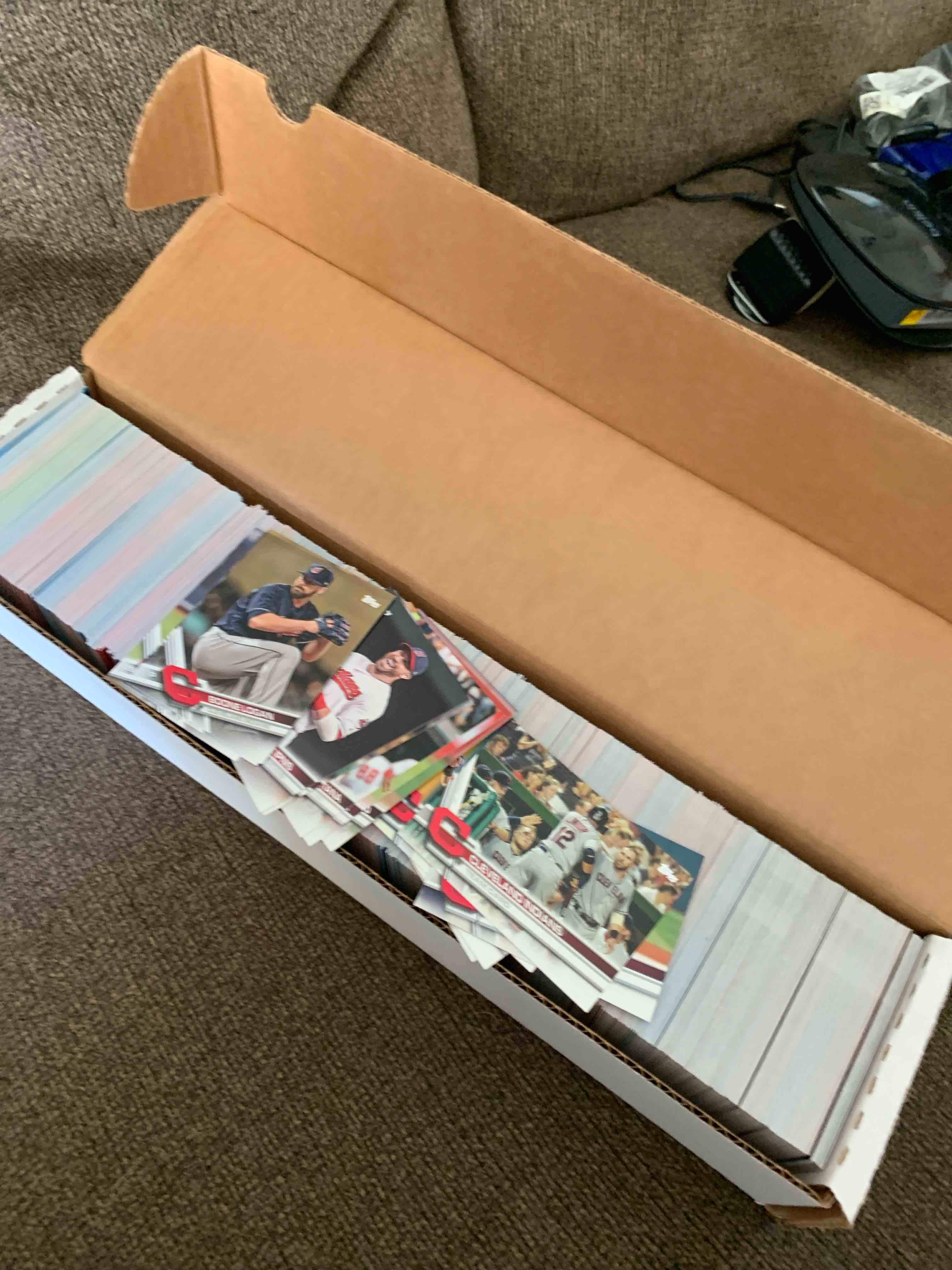 Box of 2017 Topps Baseball Cards 