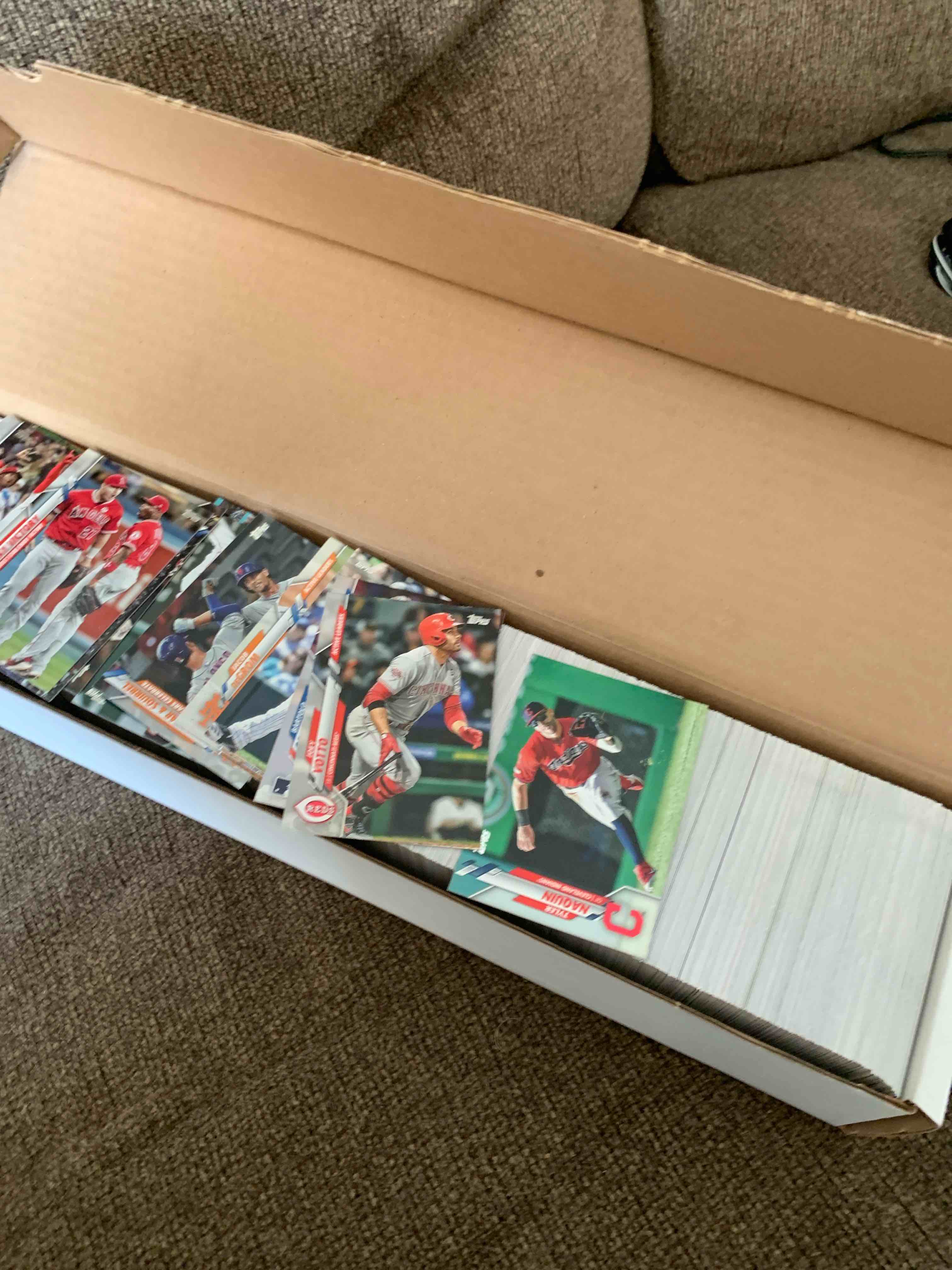Box of 2020 Topps Baseball Cards 