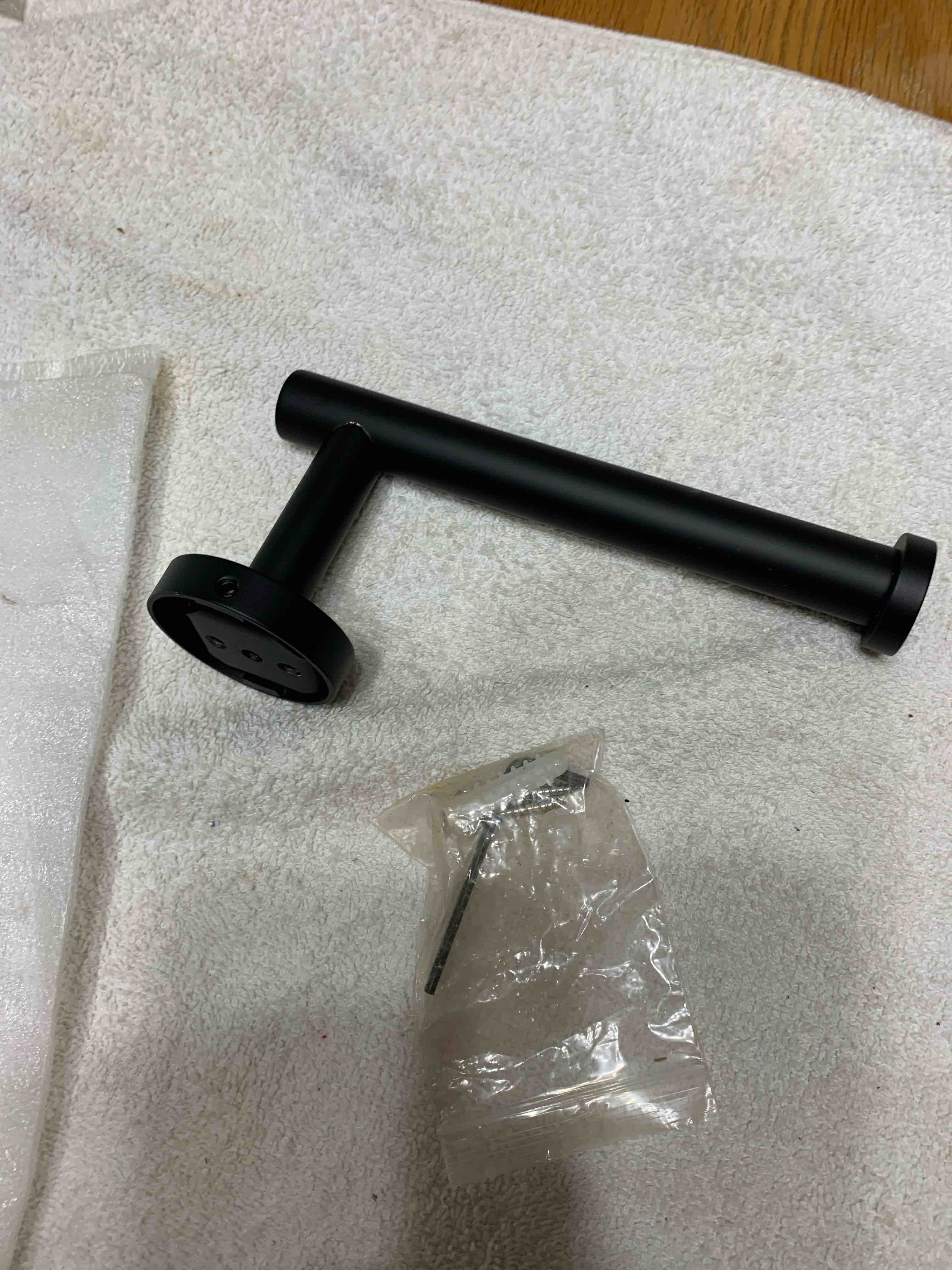 toilet paper holder, black 