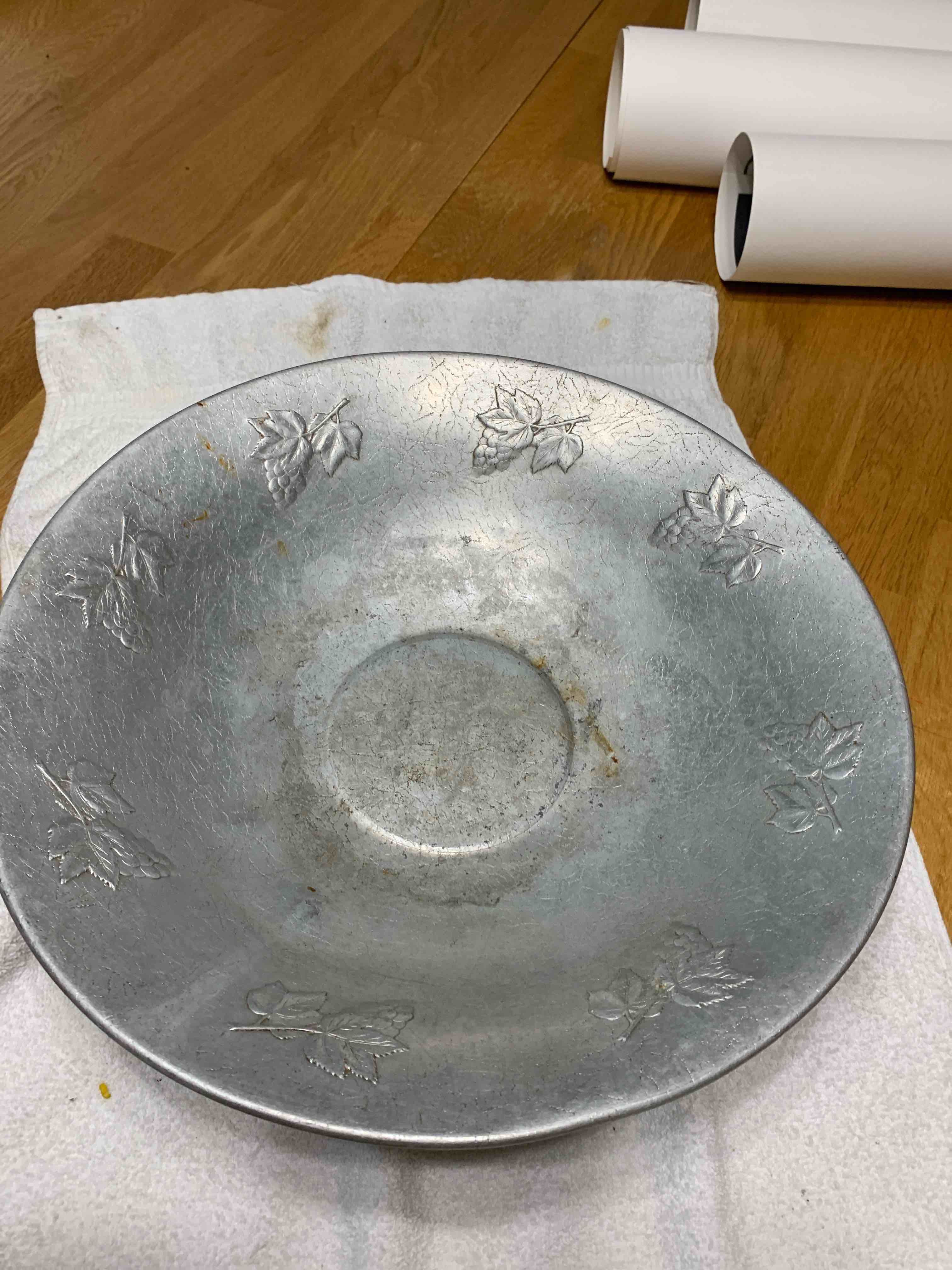 Vintage Wesrbend 14” Aluminum Bowl