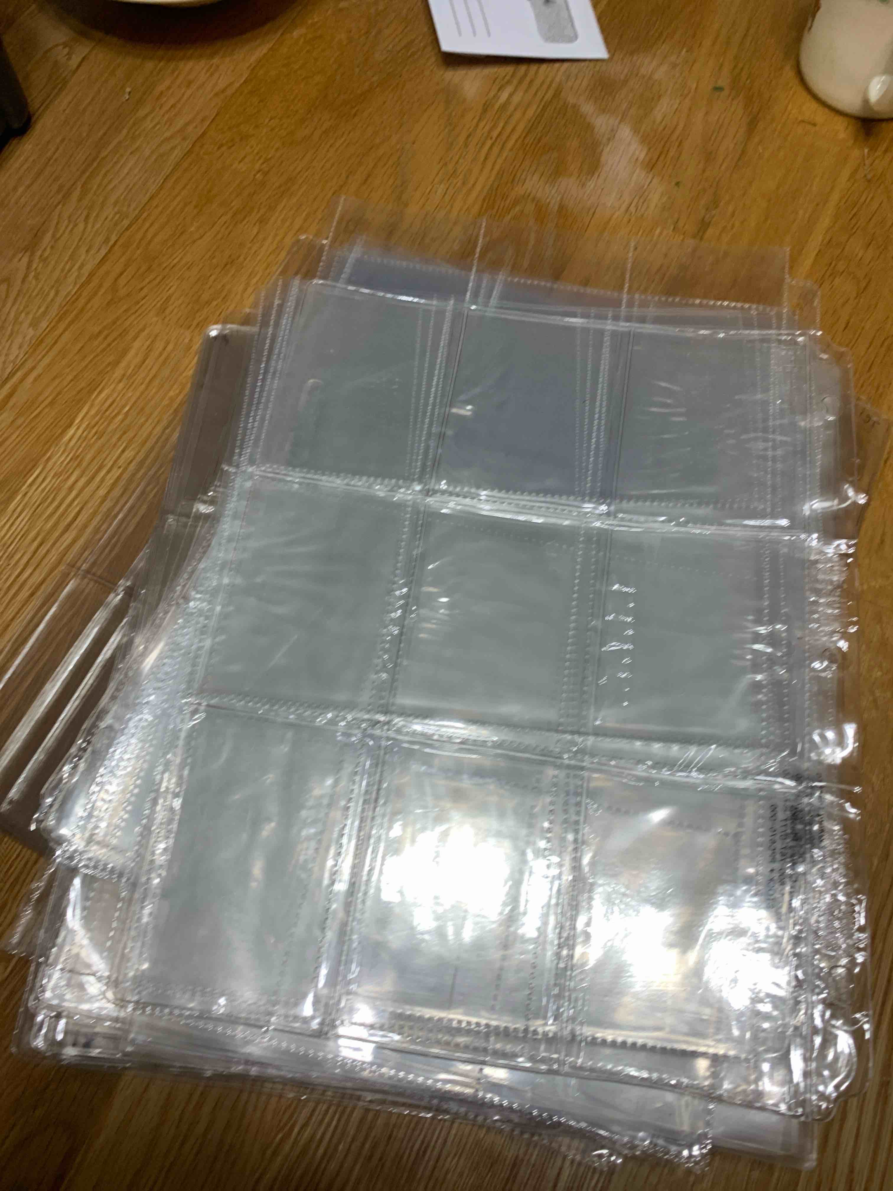 Lot of 40 Plastic 9- Card Holders 