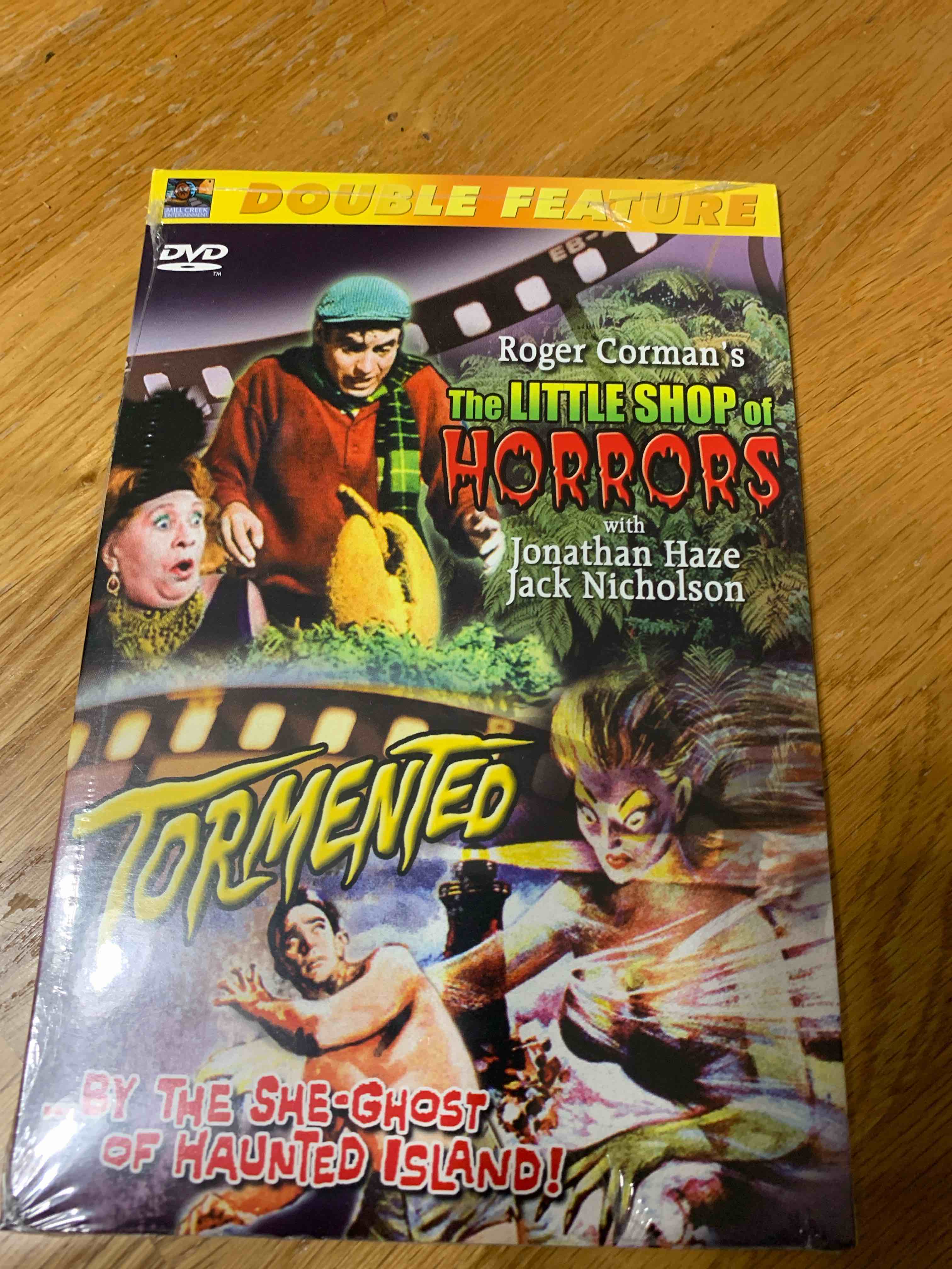 double feature dvd, the little shop of horrors and tormented