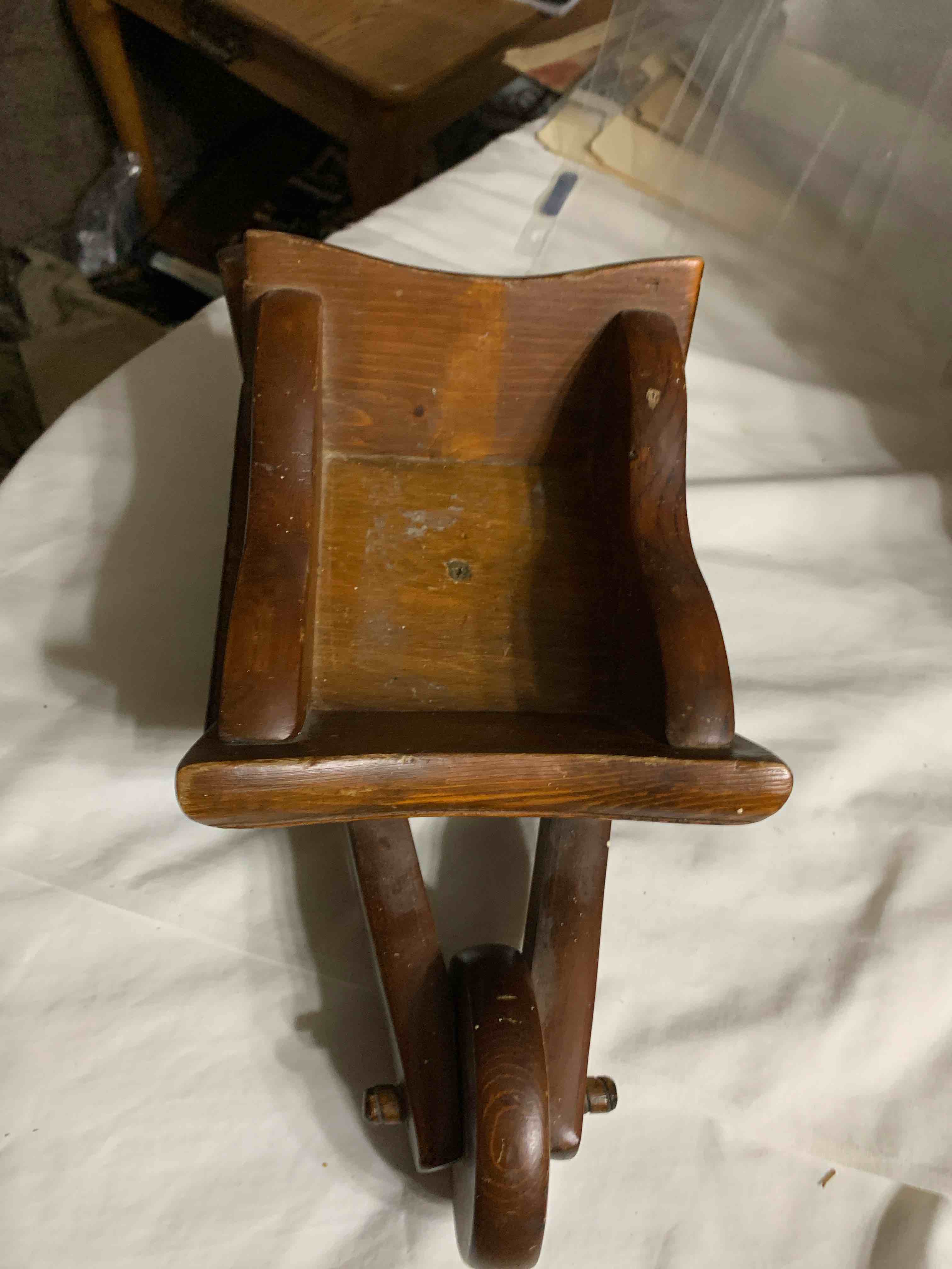 Small Wooden Wheelbarrow 