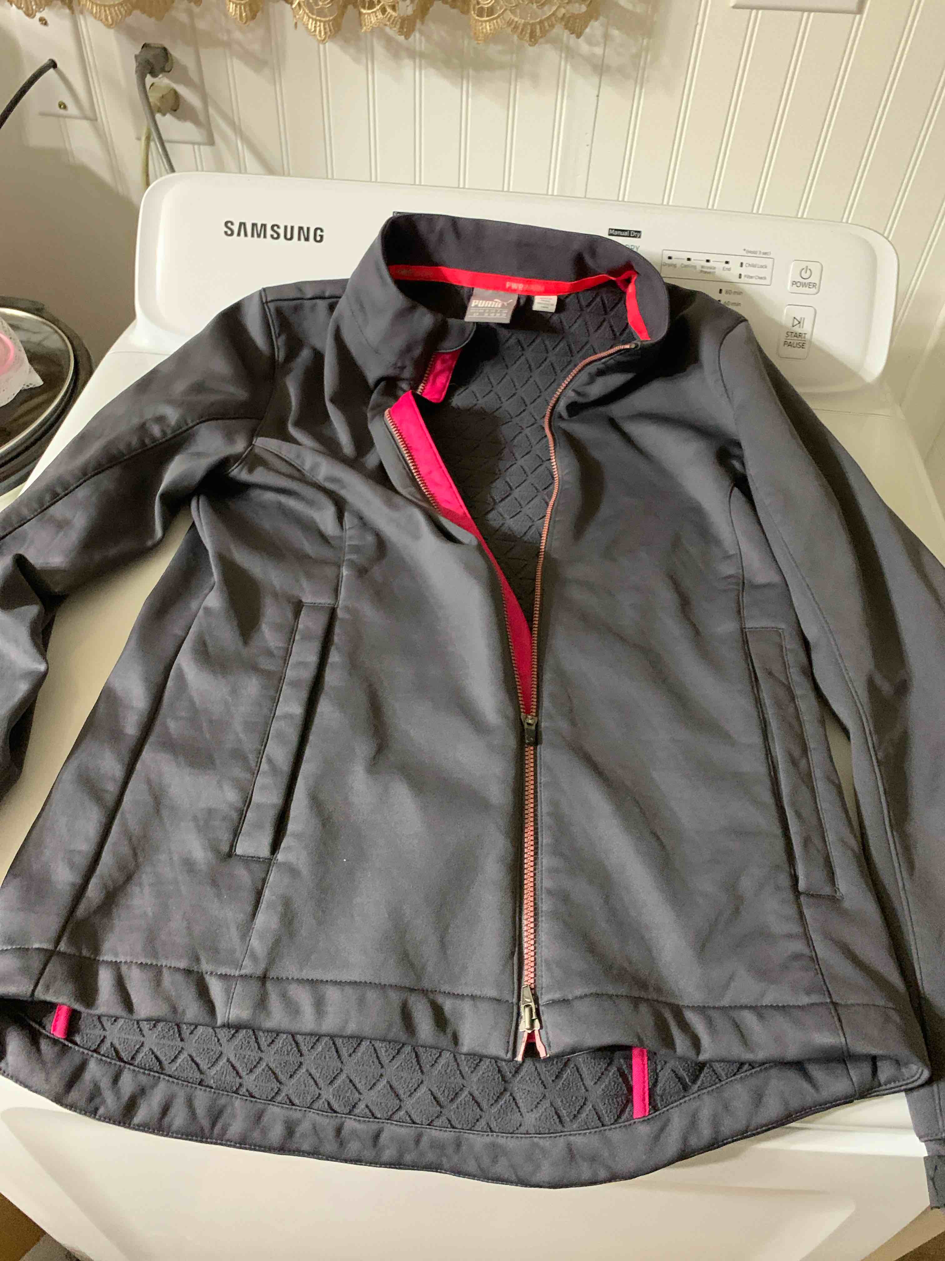 Puma Gray Jacket, Size Small 