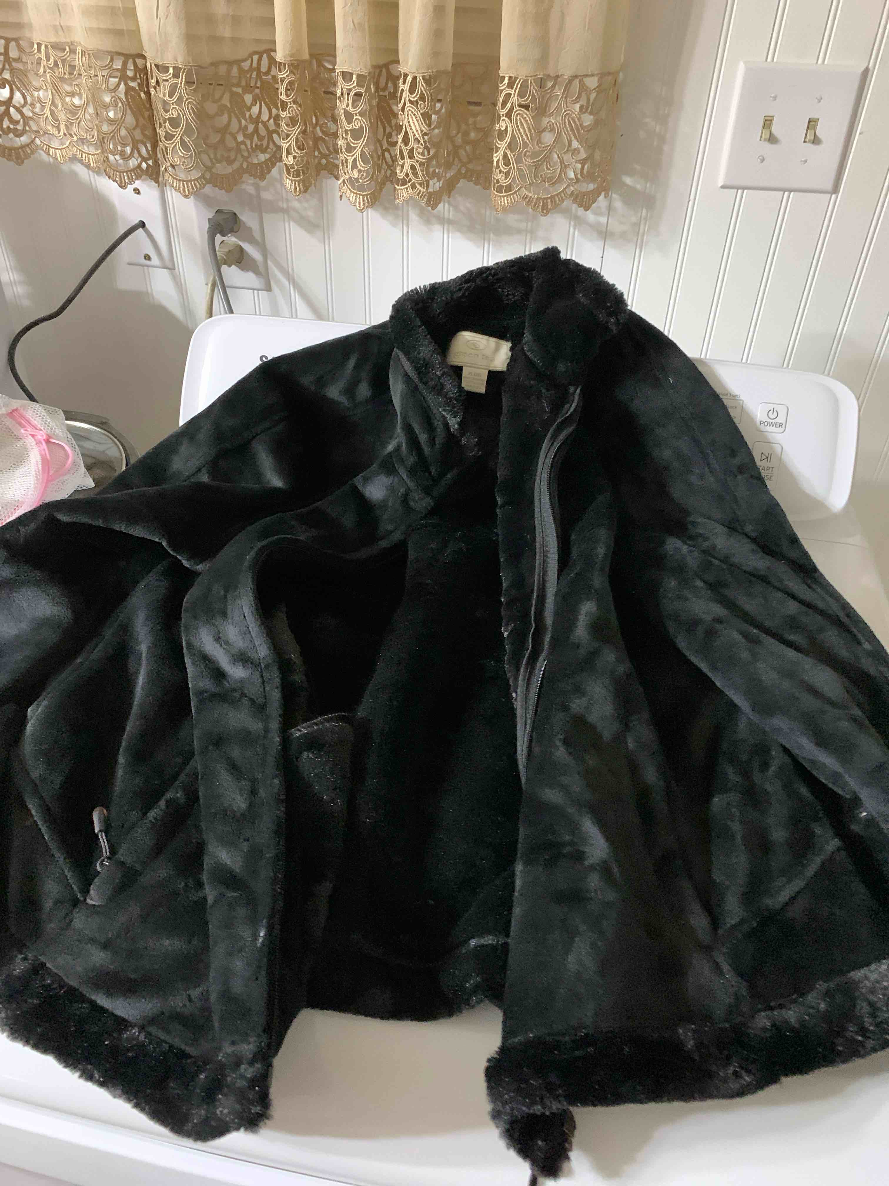 Green Tea, Black, Woman’s Jacket, Size XL