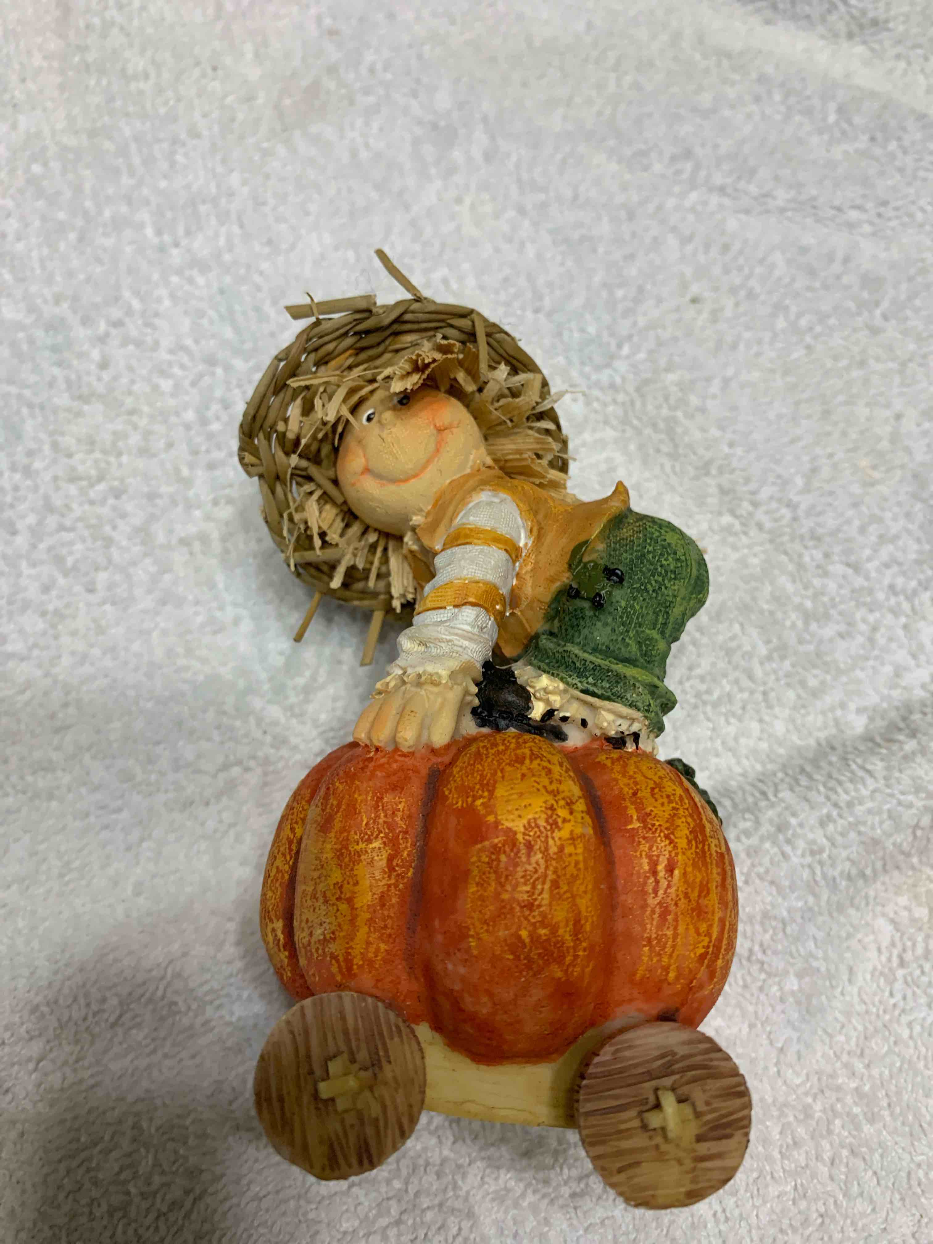 Ceramic Scarecrow Figurine