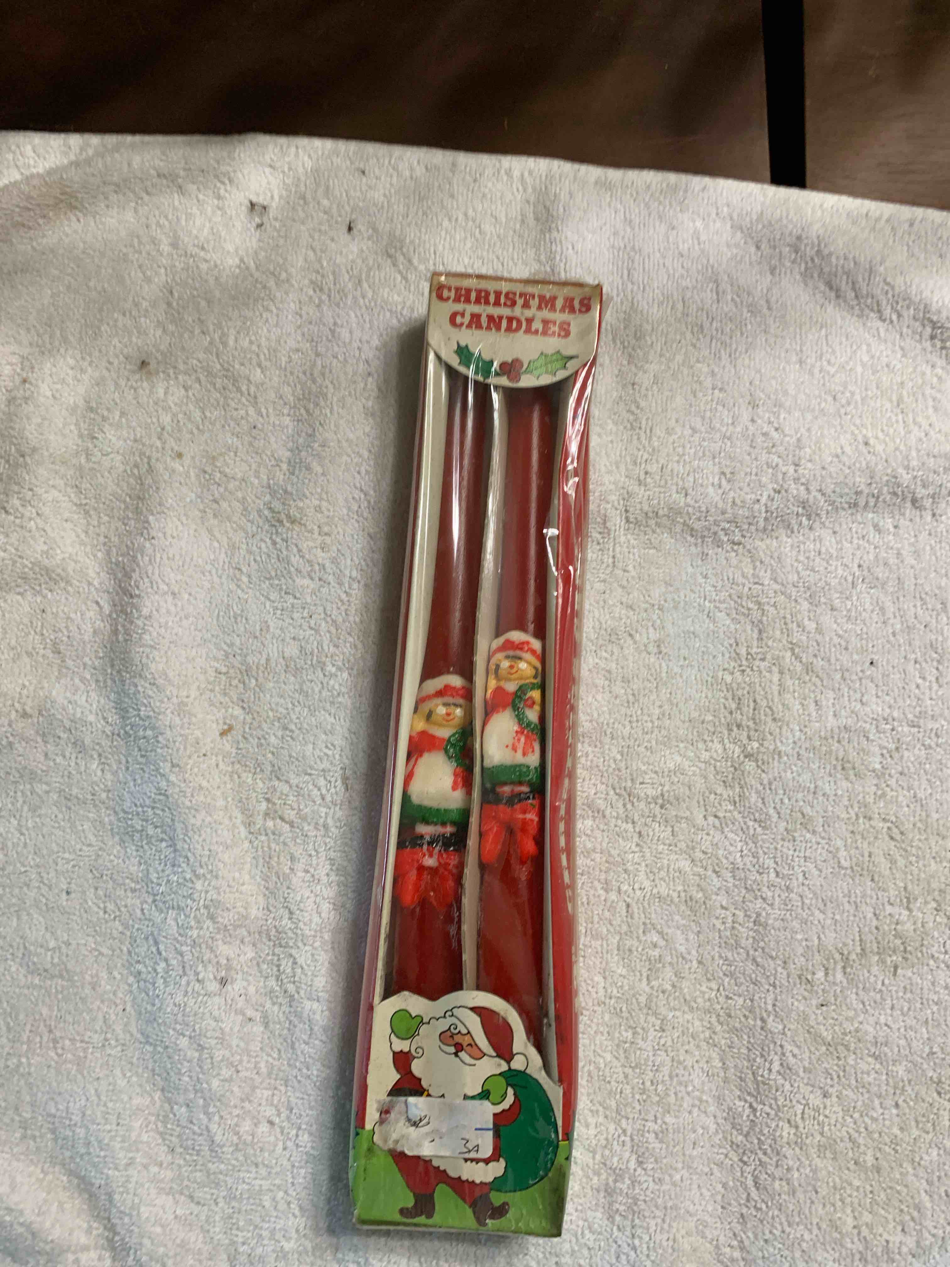 2- Decorative Christmas Candles