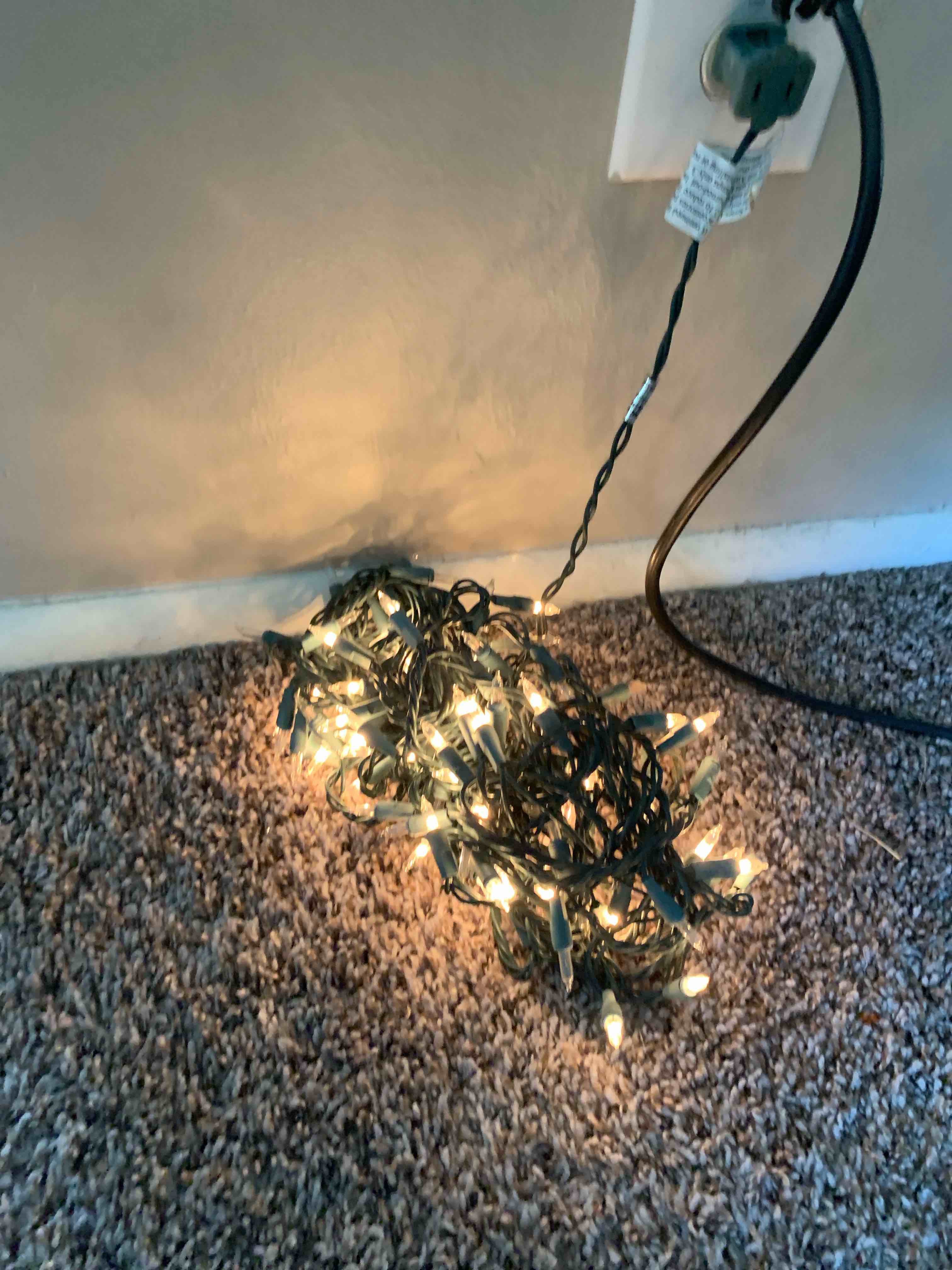 String of White Lights