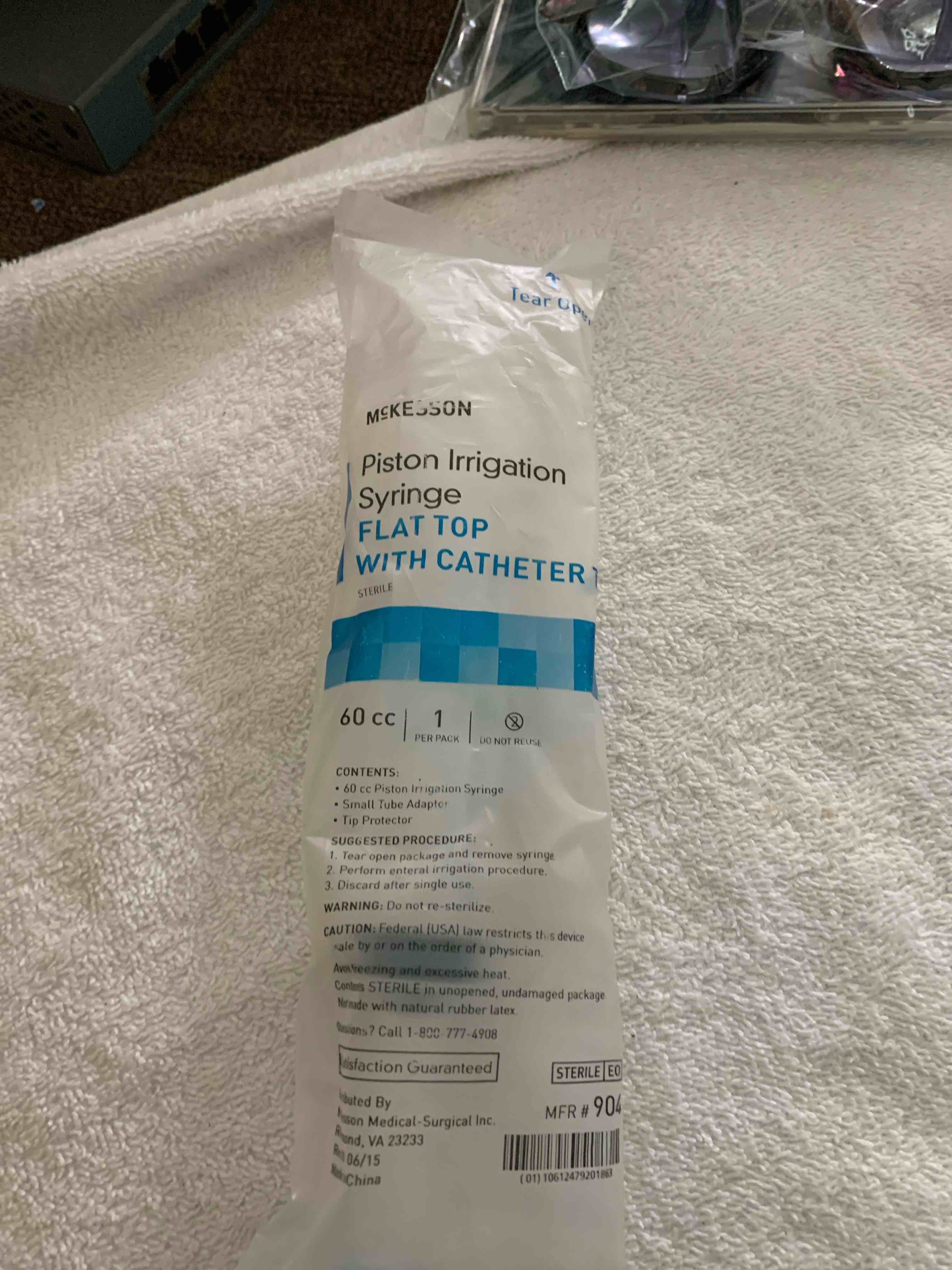 McKesson Piston Irrigation Syringe,