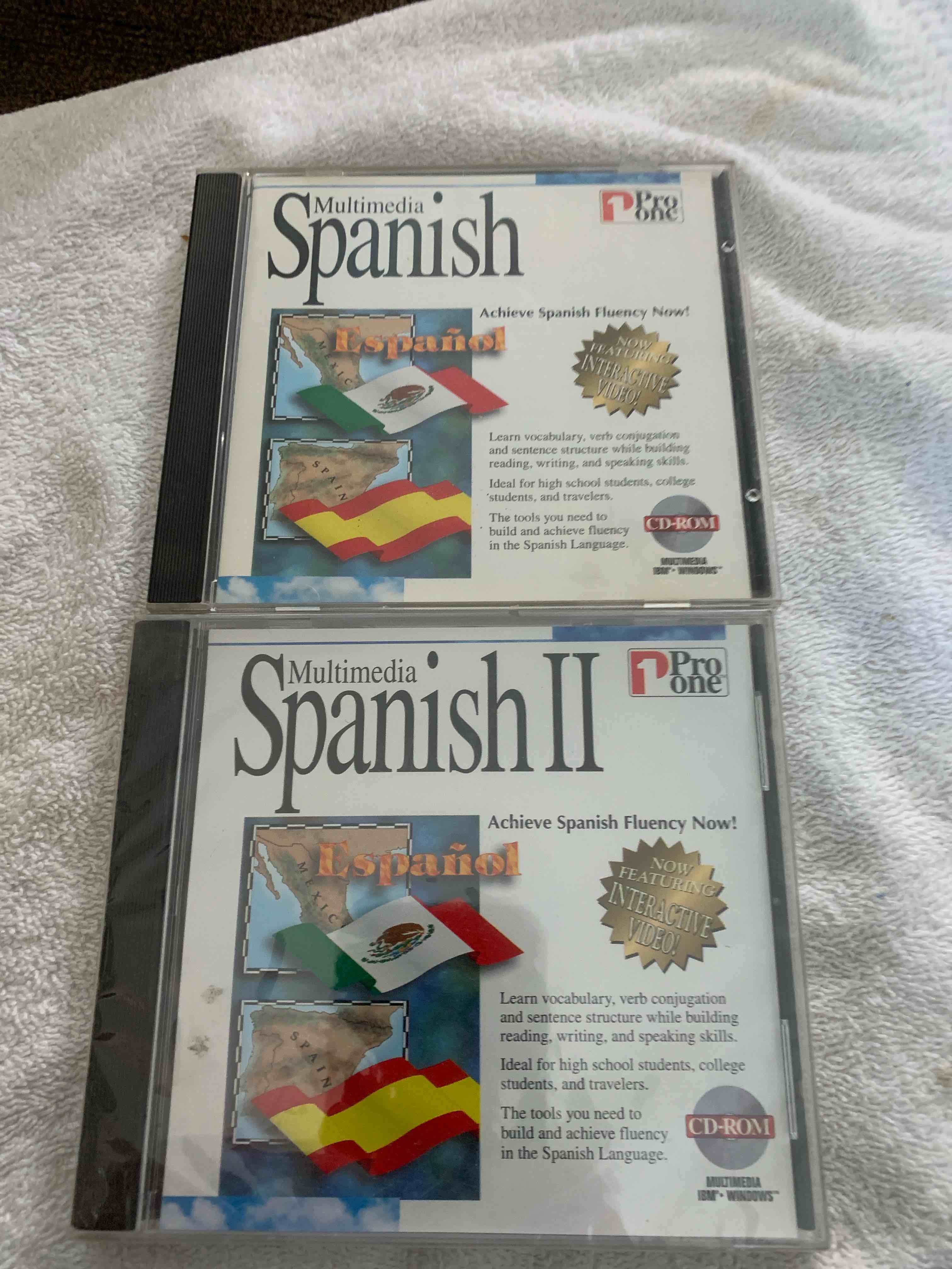 Multimedia Spanish 1 and 2, CDs
