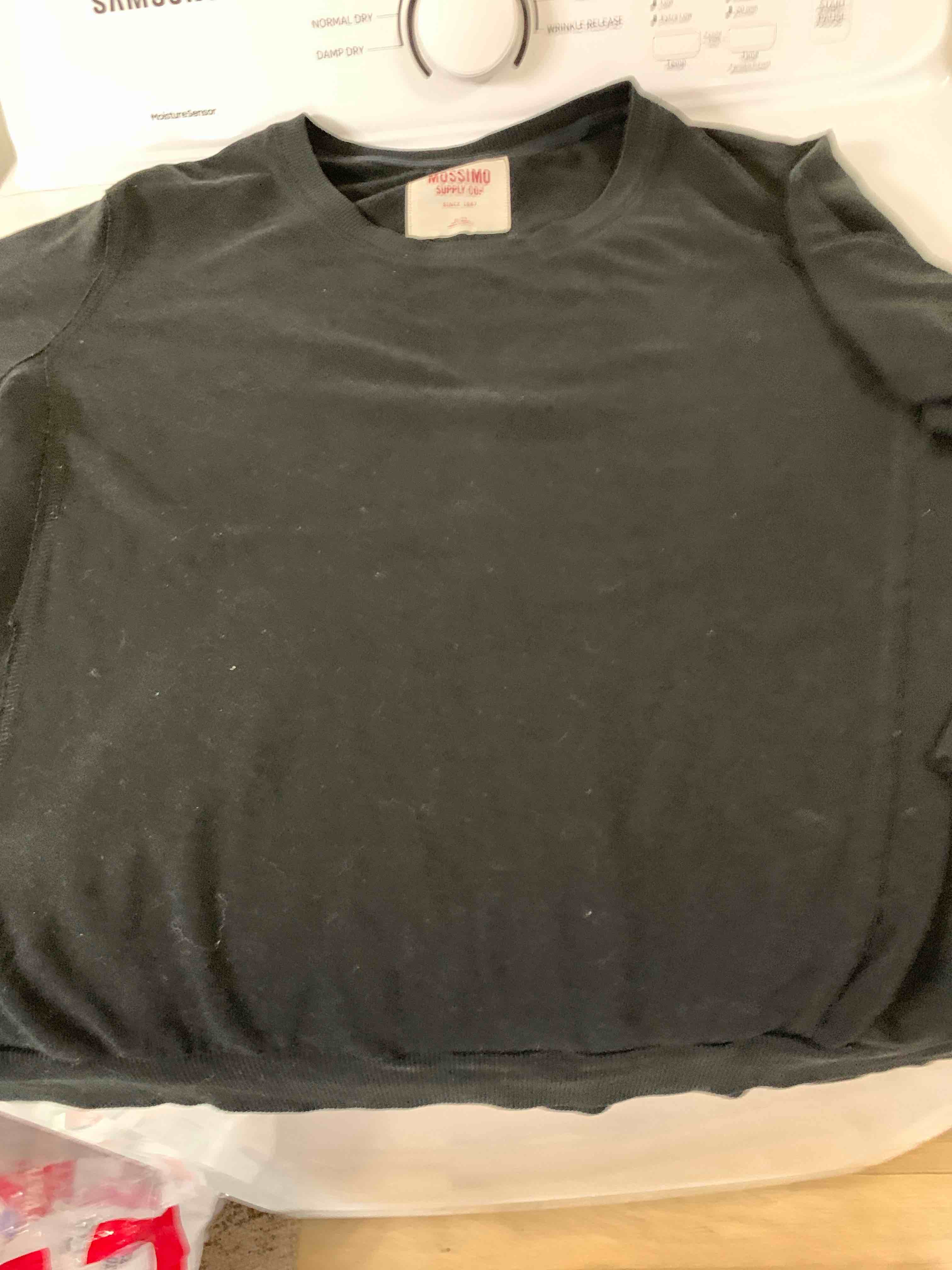 Mossimo Long Sleeve Shirt, Black Size XL