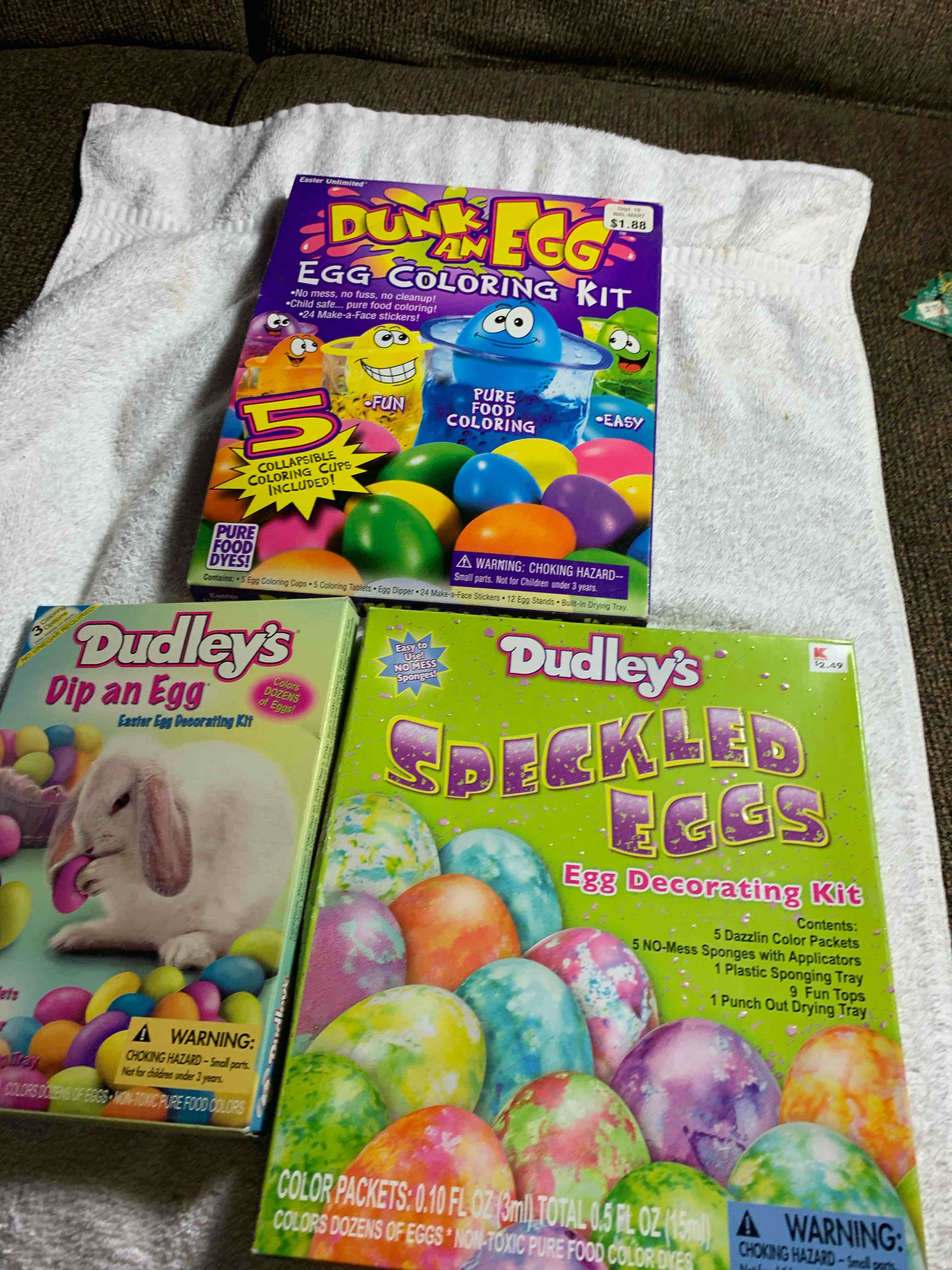 3- Different Easter Egg Coloring Kits