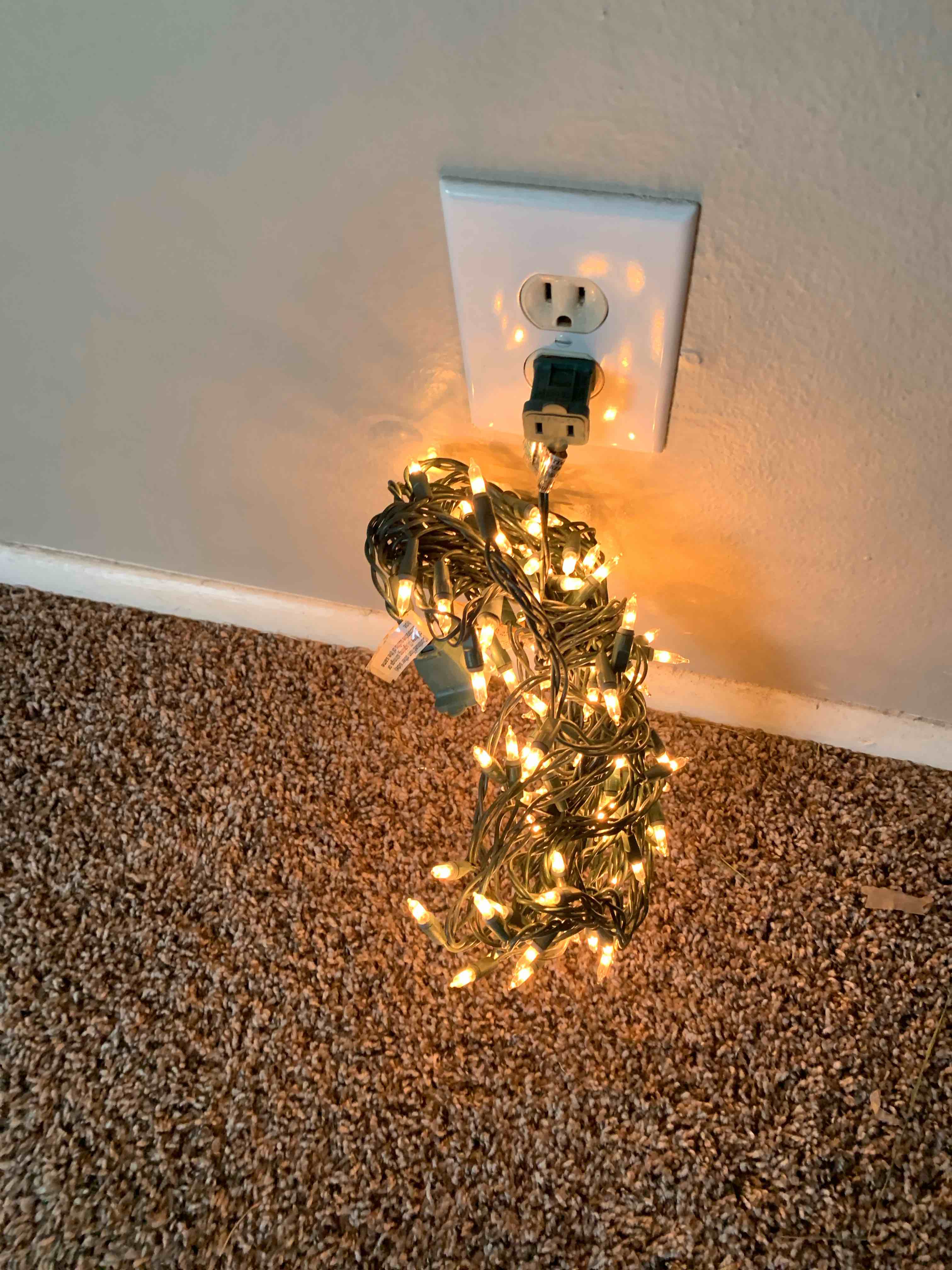 String of White Christmas Lights