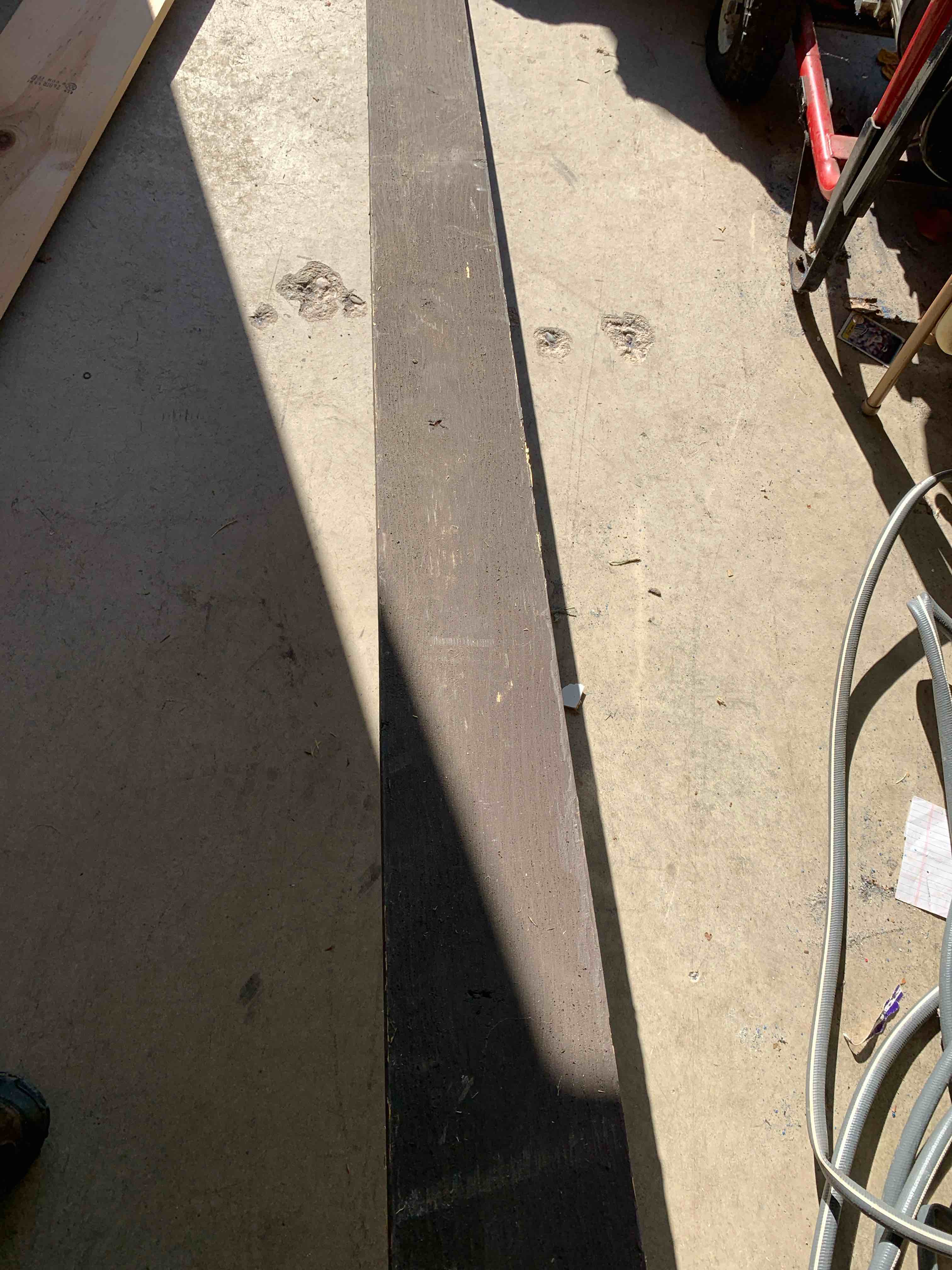 Cedar Board, 1” X 6” X 8 ft. Stained