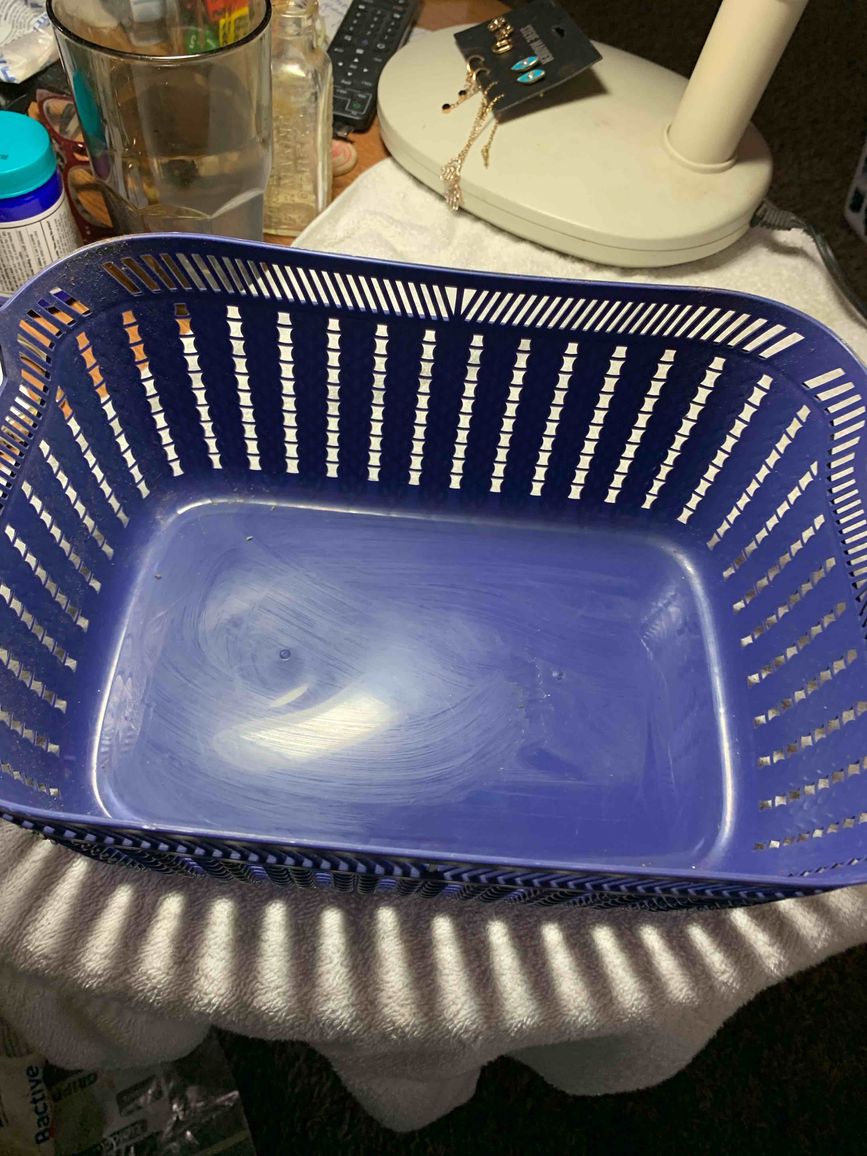 Plastic Basket 11” X 8” X 4-1/2”