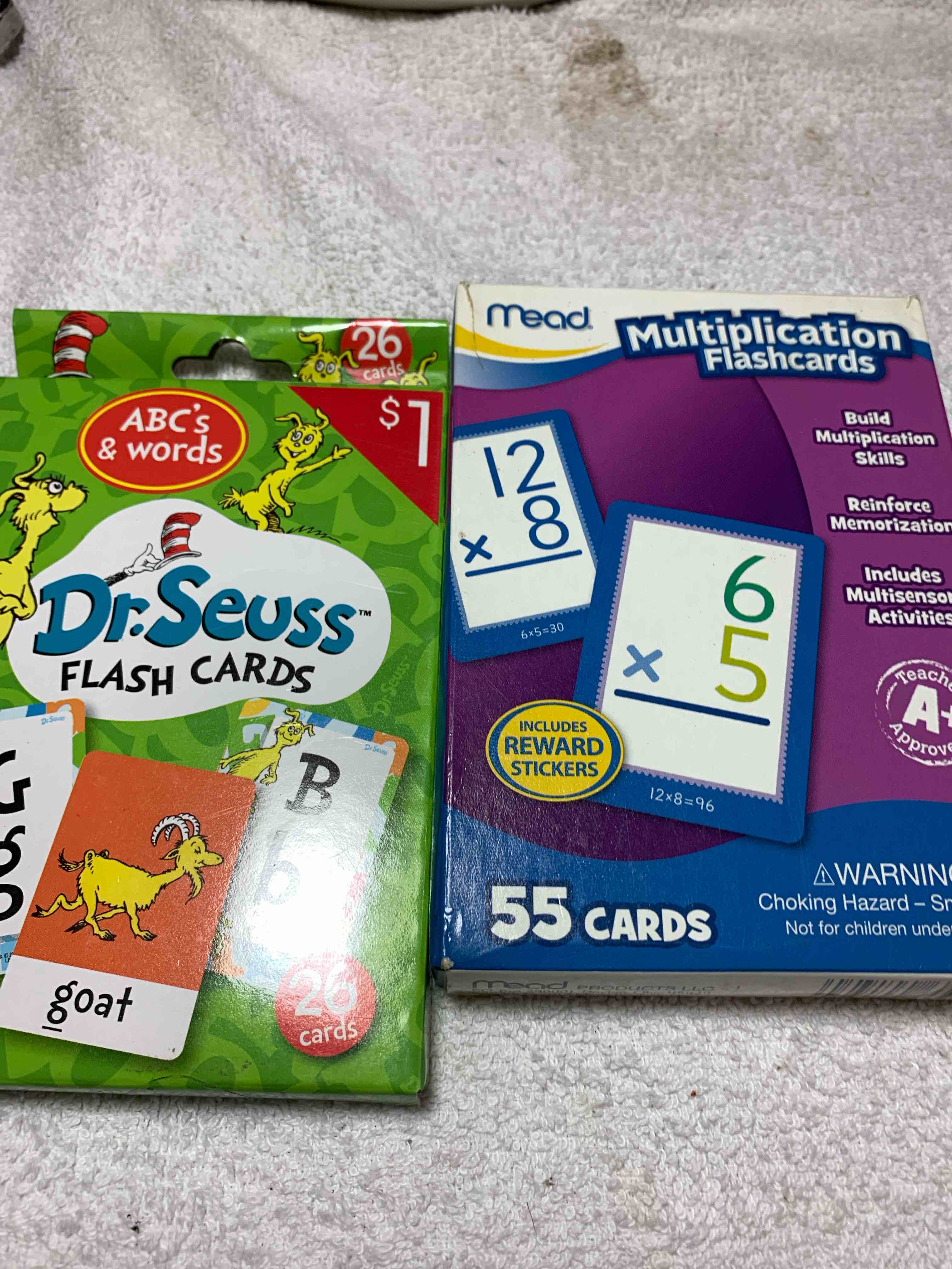 2- Sets of Flash Cards