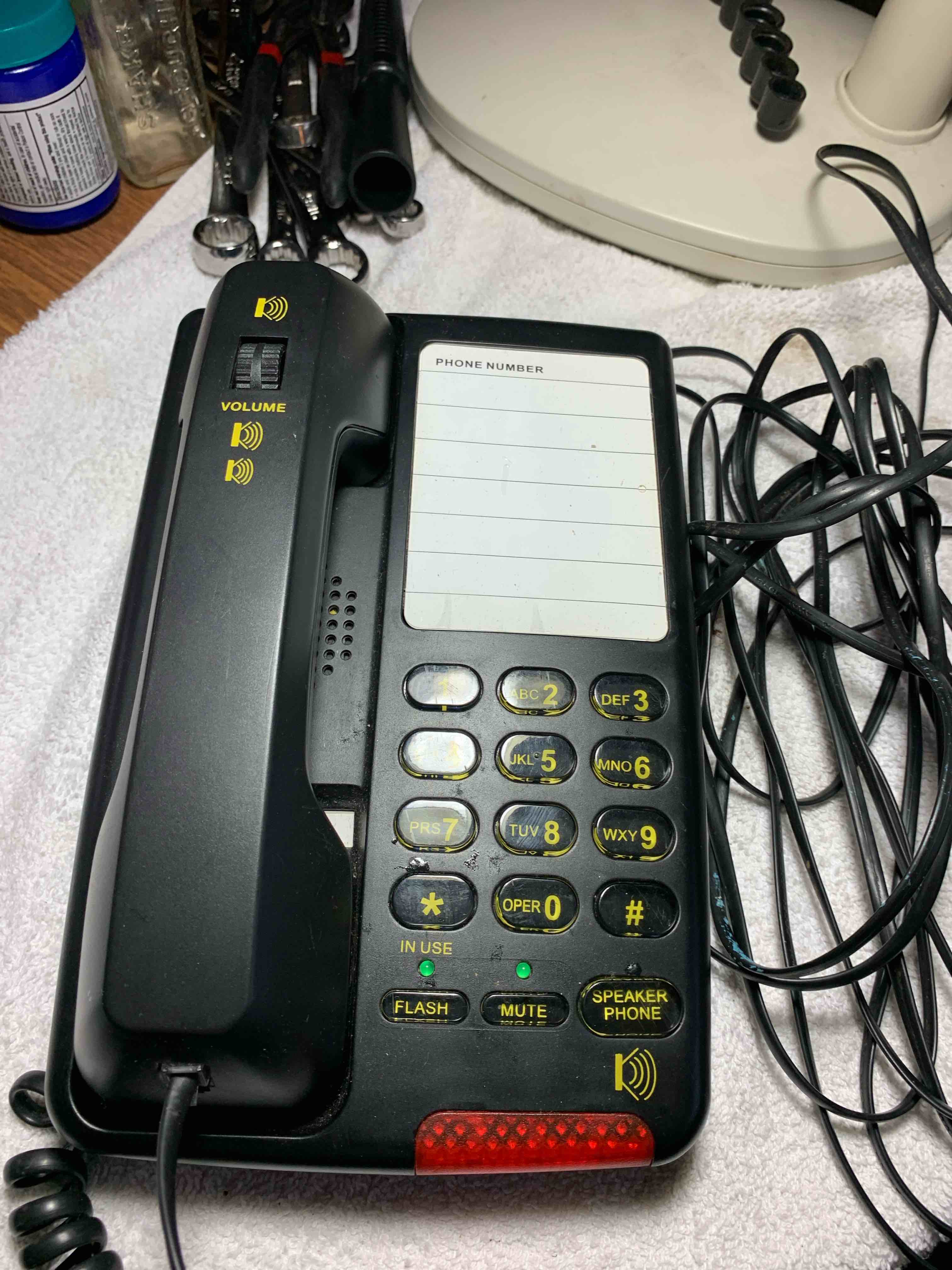 Telephone with Volume Control 
