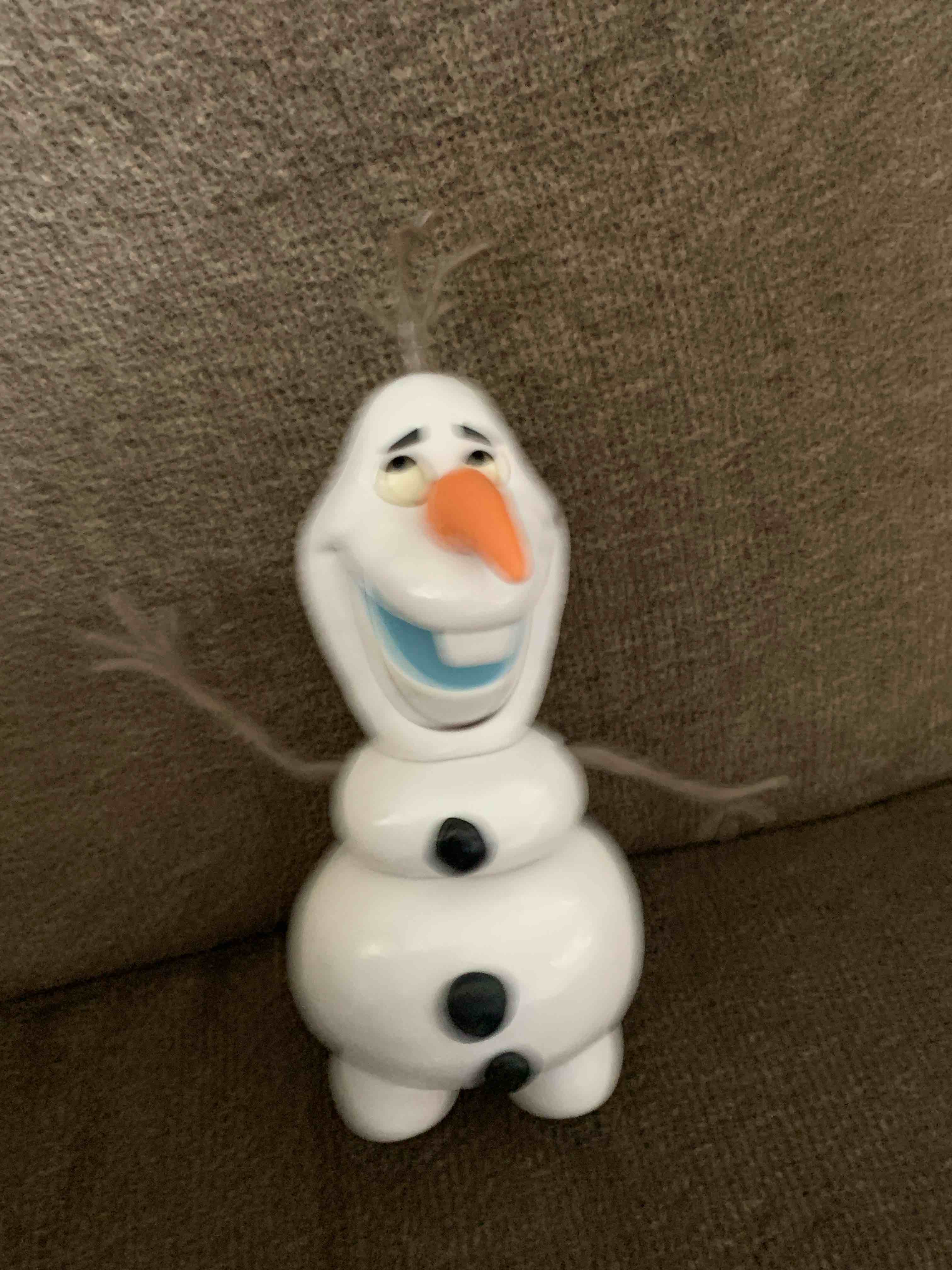 Silly Snowman Figure , 9” Tall