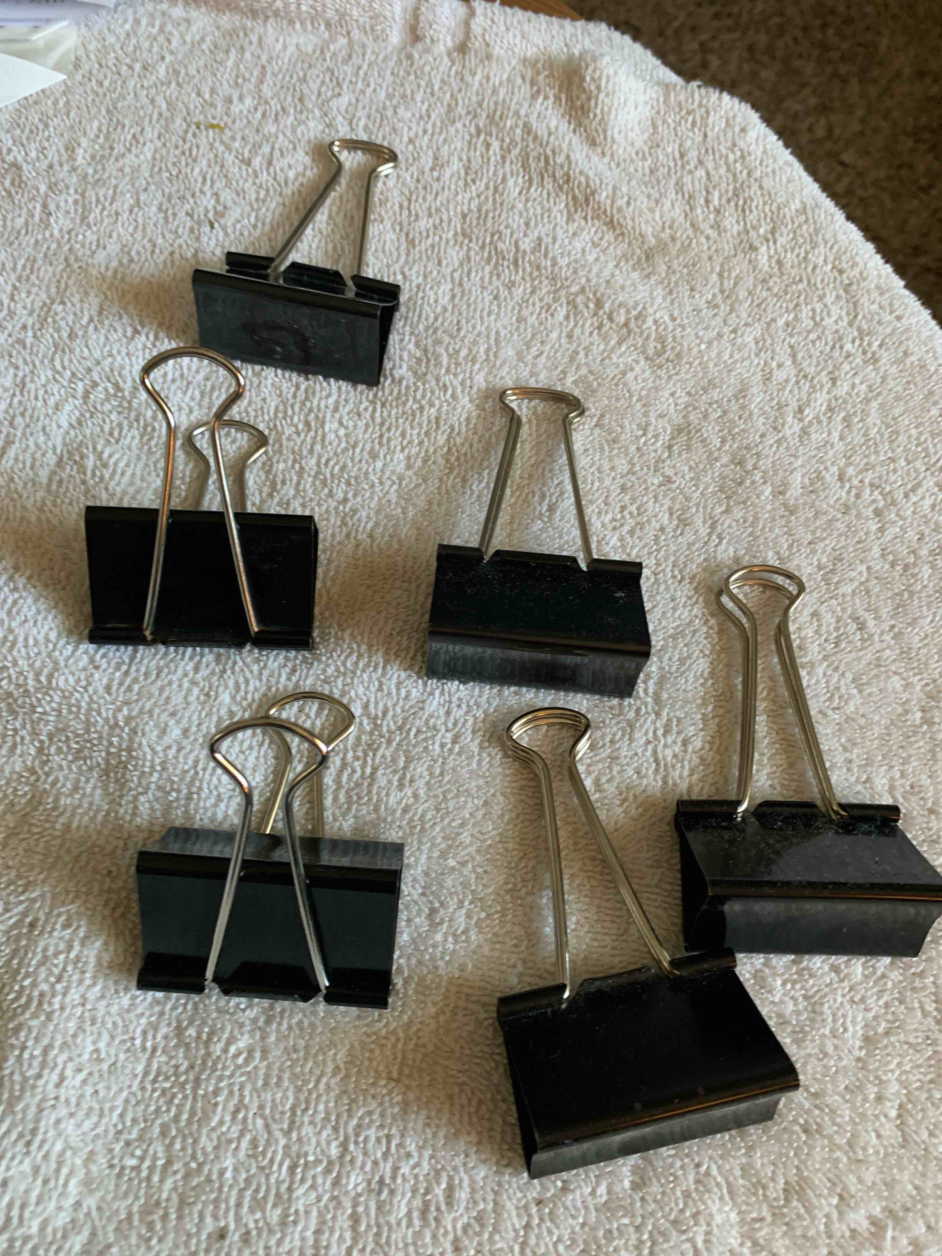 6- Large Paper Clips 