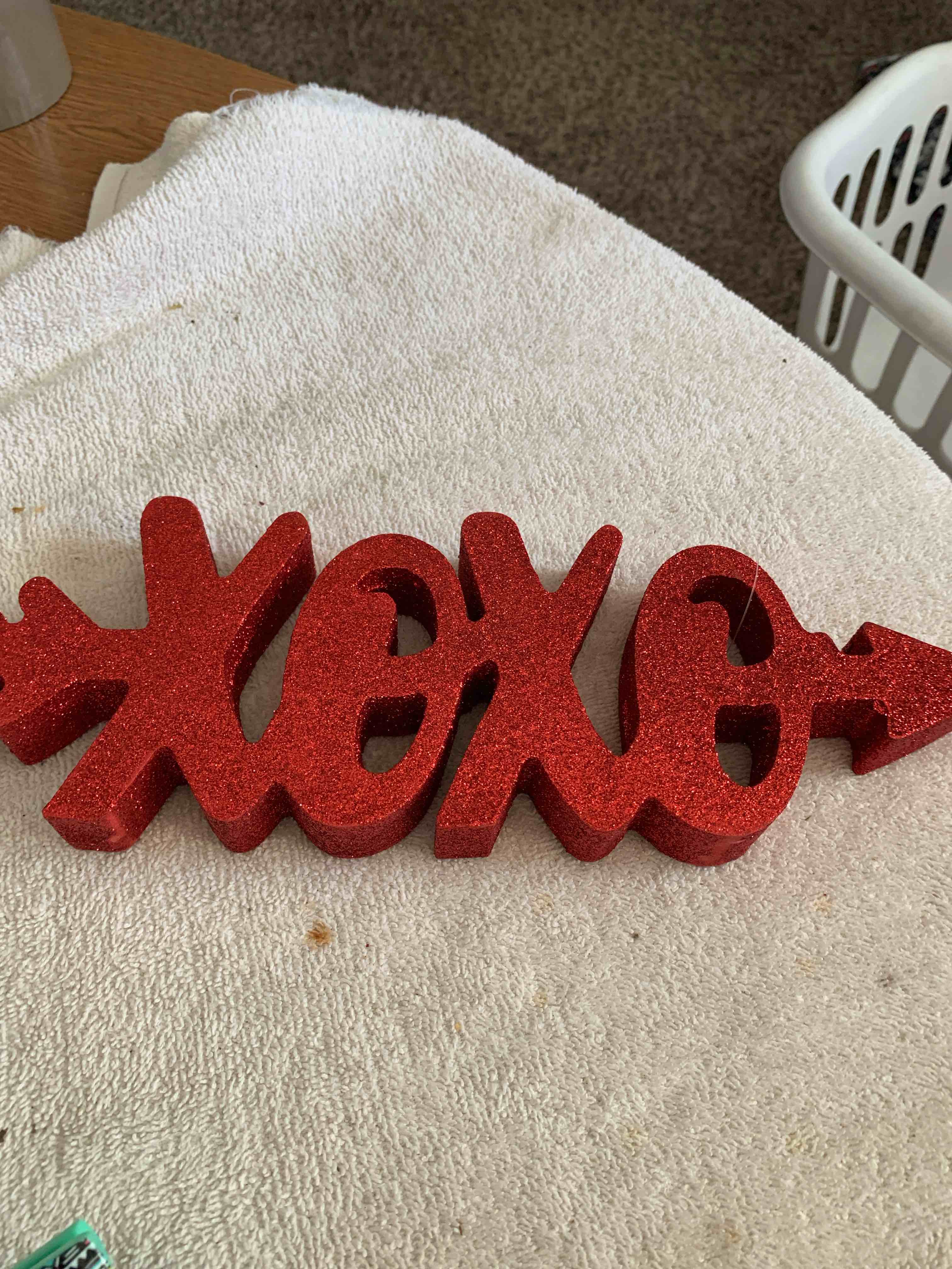 Wooden XOXO Sign, 12” X 4”