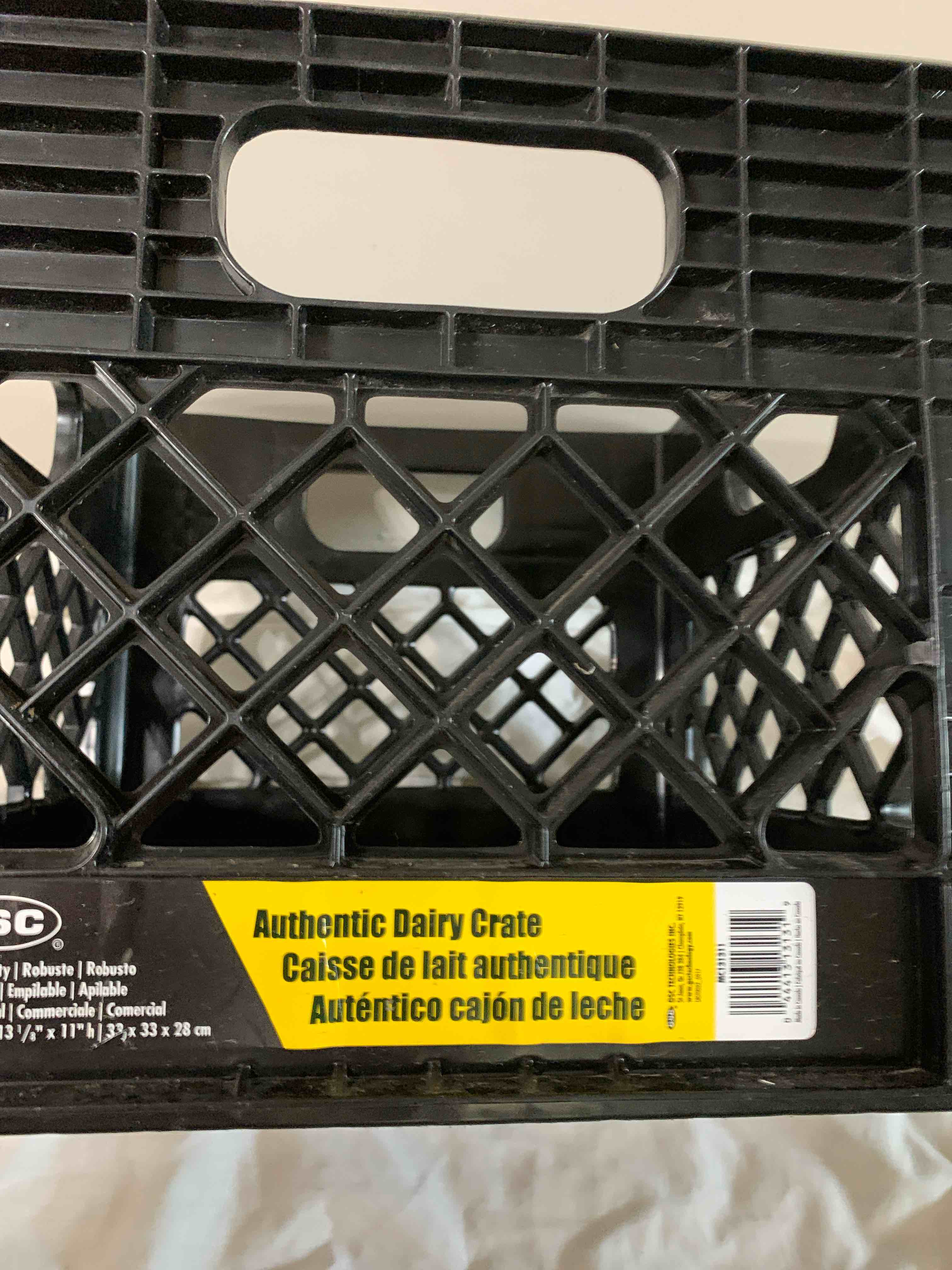 Authentic Dairy Crate