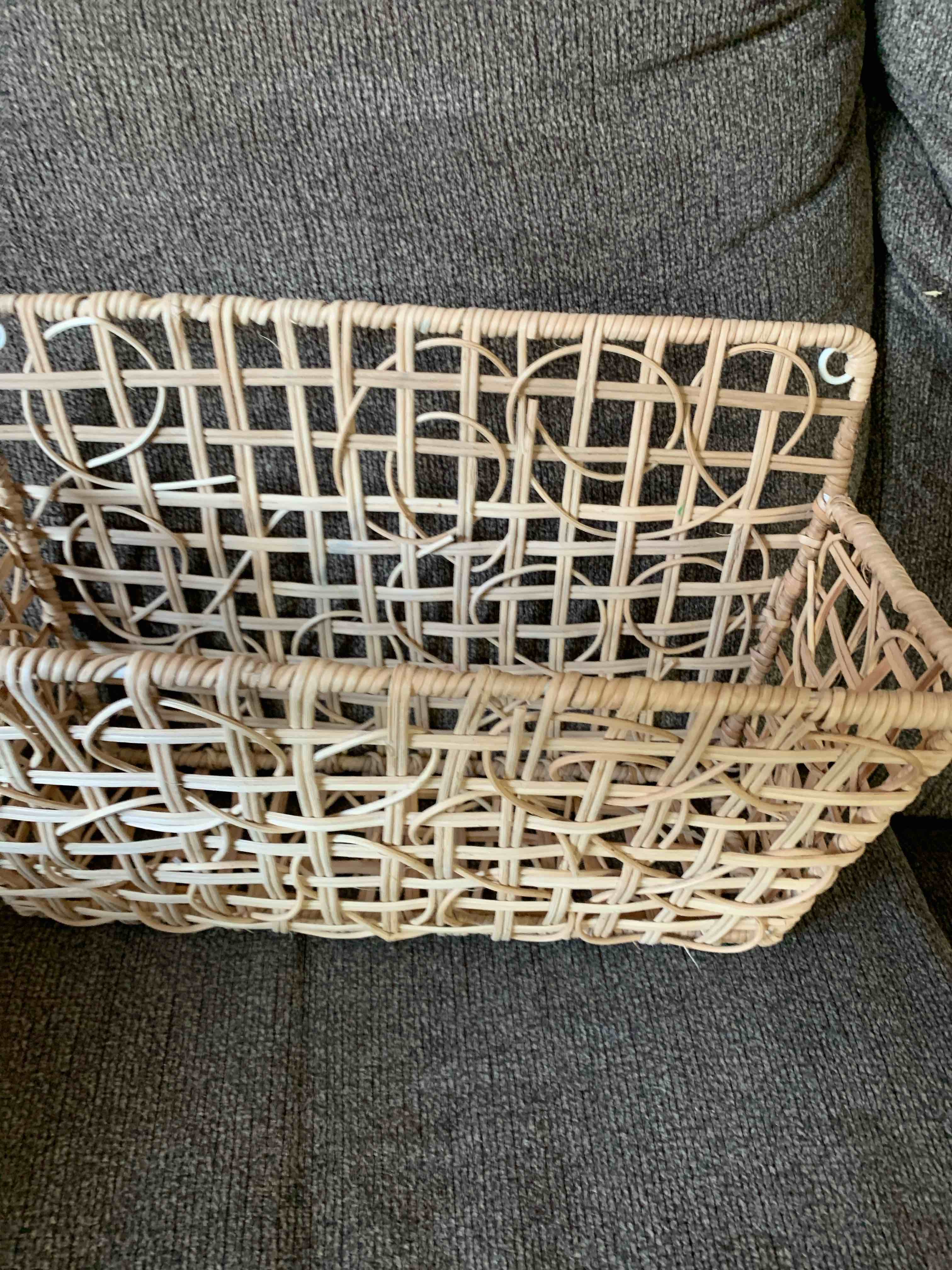 Basket 14” X 6” X 8” H. 