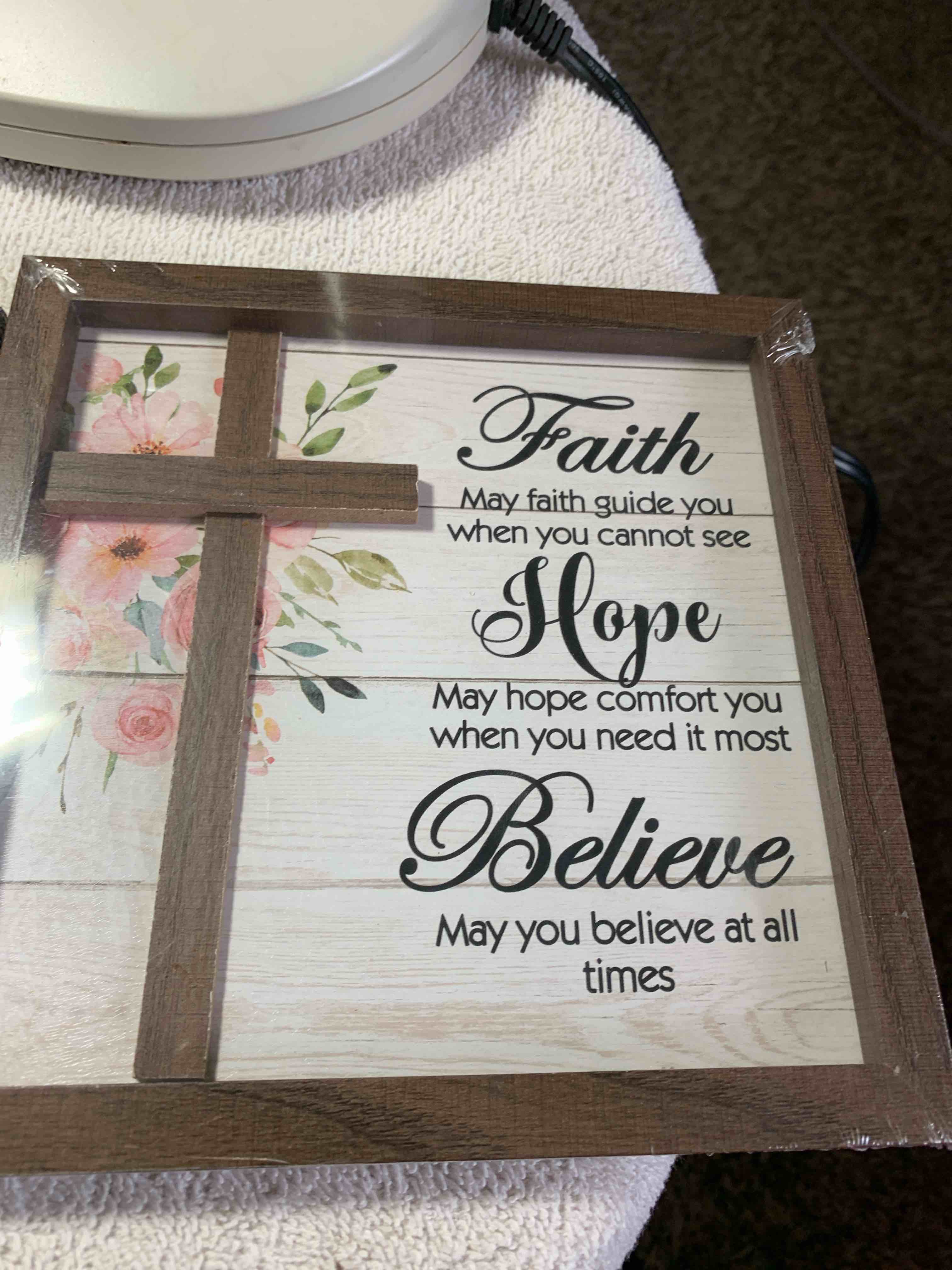 2- Religious Wall Plaques, 7” X 7”