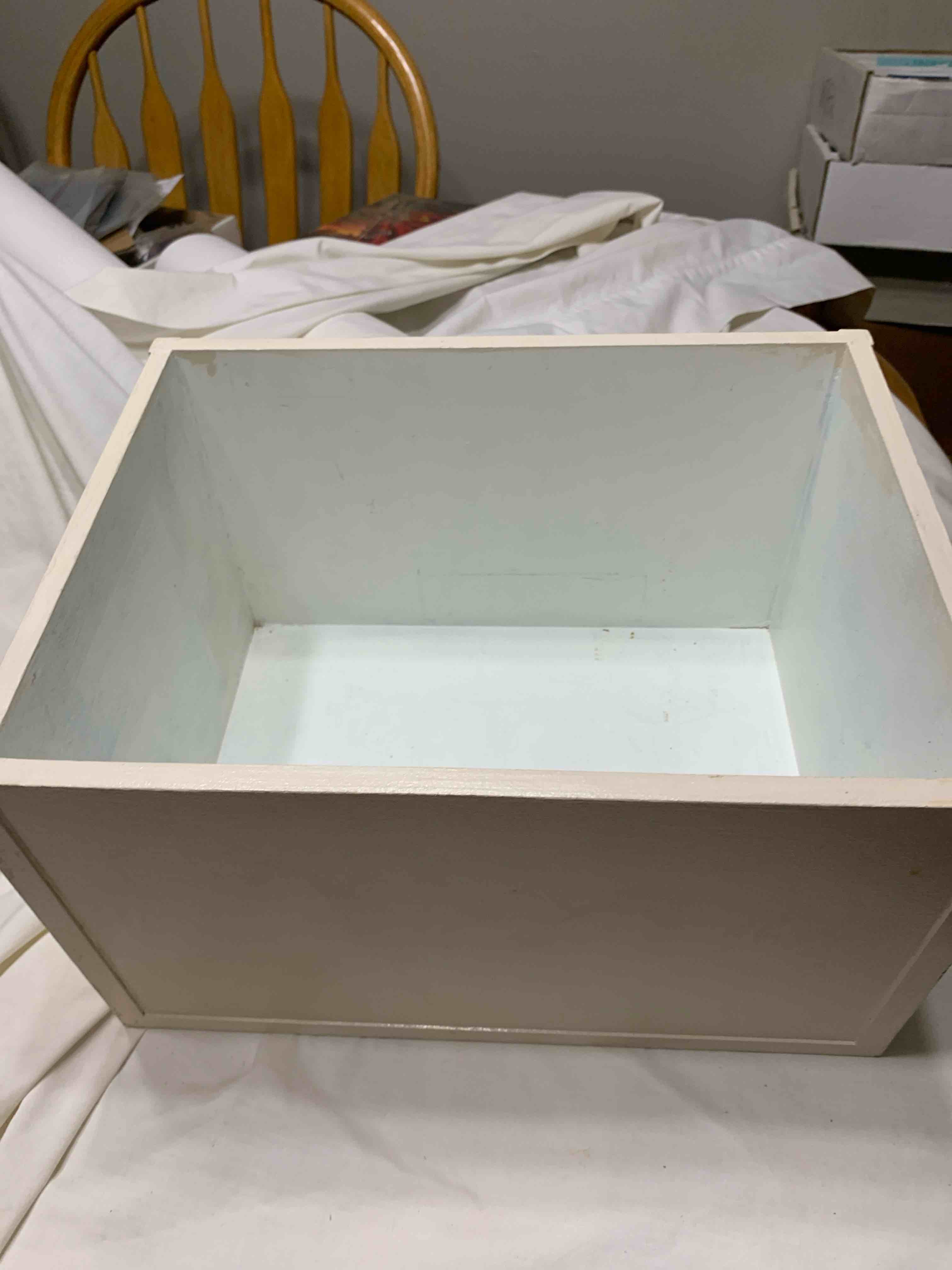 Wooden Box, 13” X 10” X 7-1/2” H.