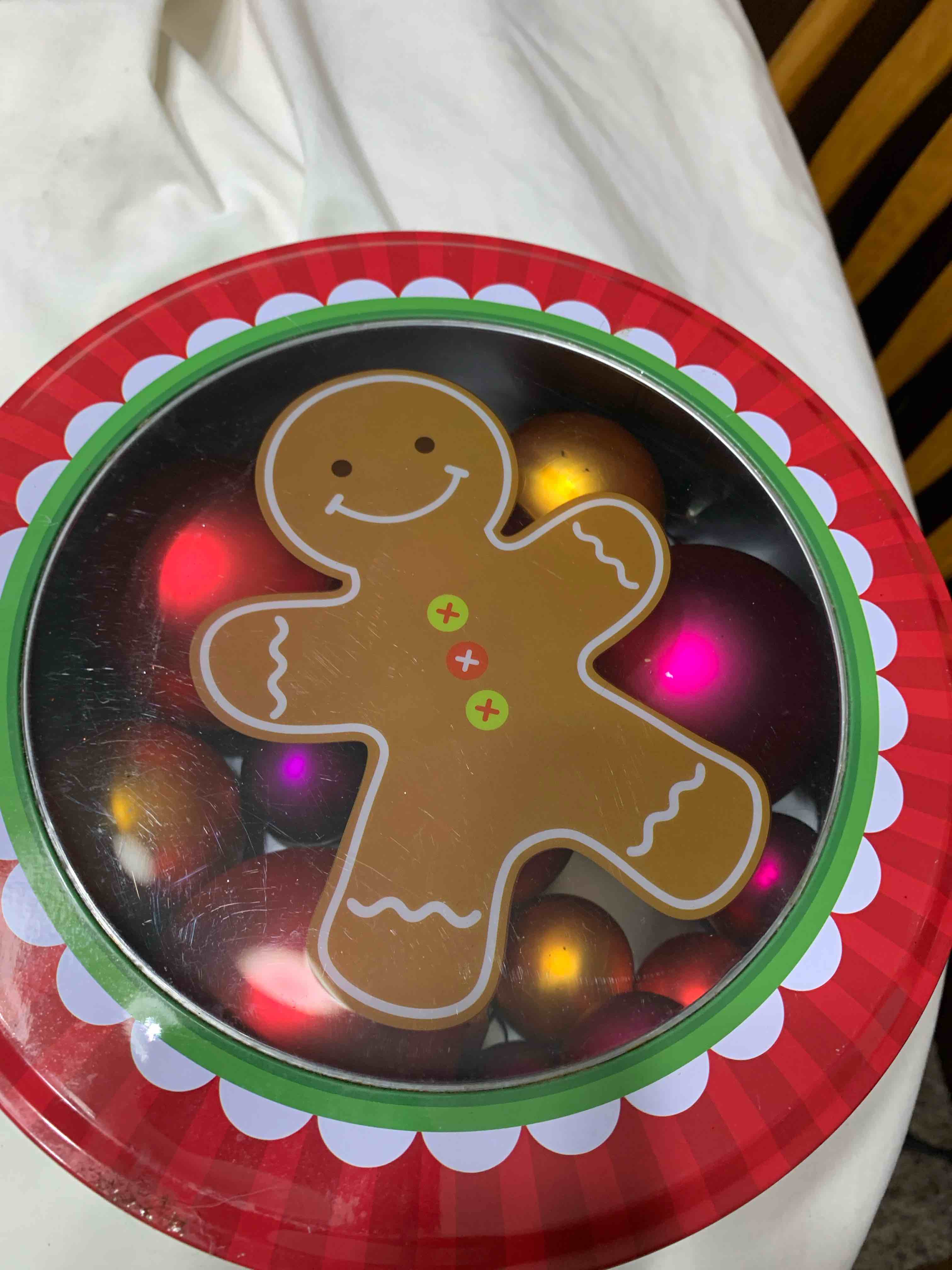 Holiday Tin with 13 Ornaments