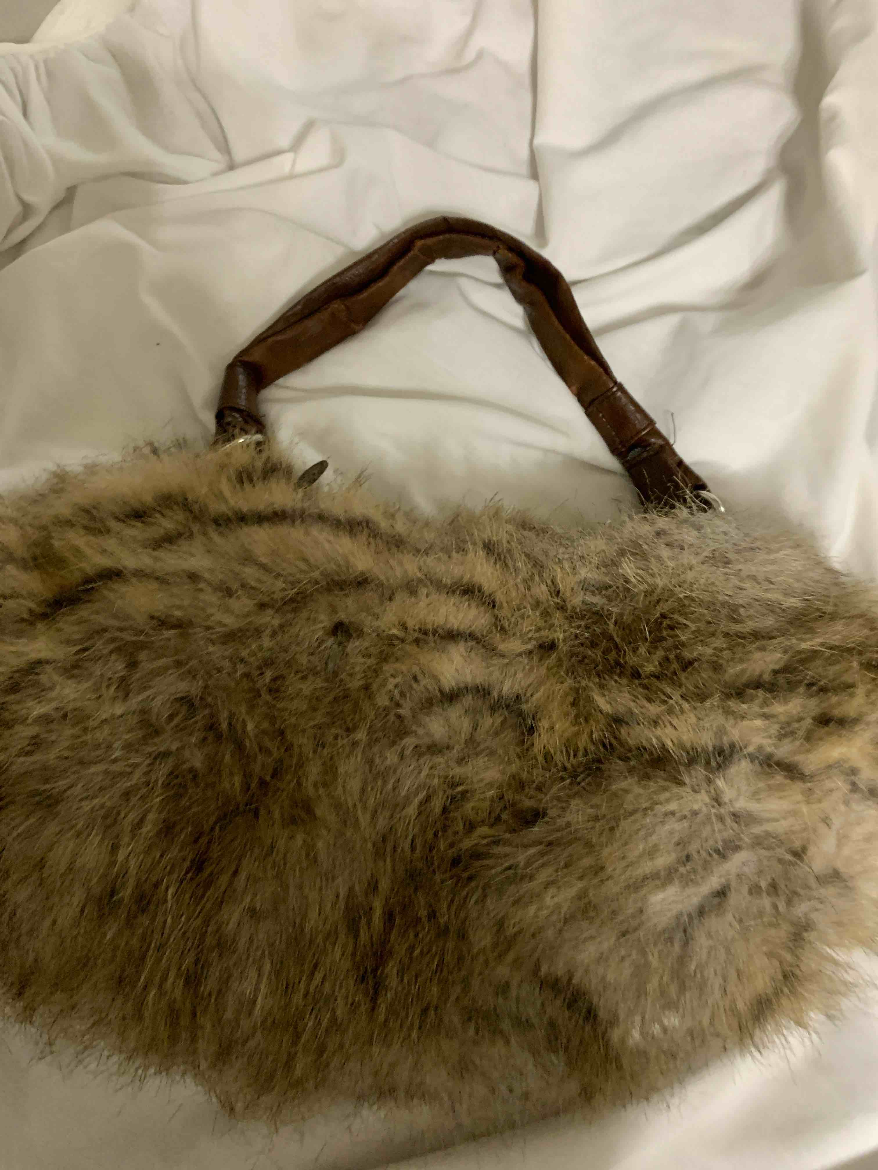 Fur look Purse