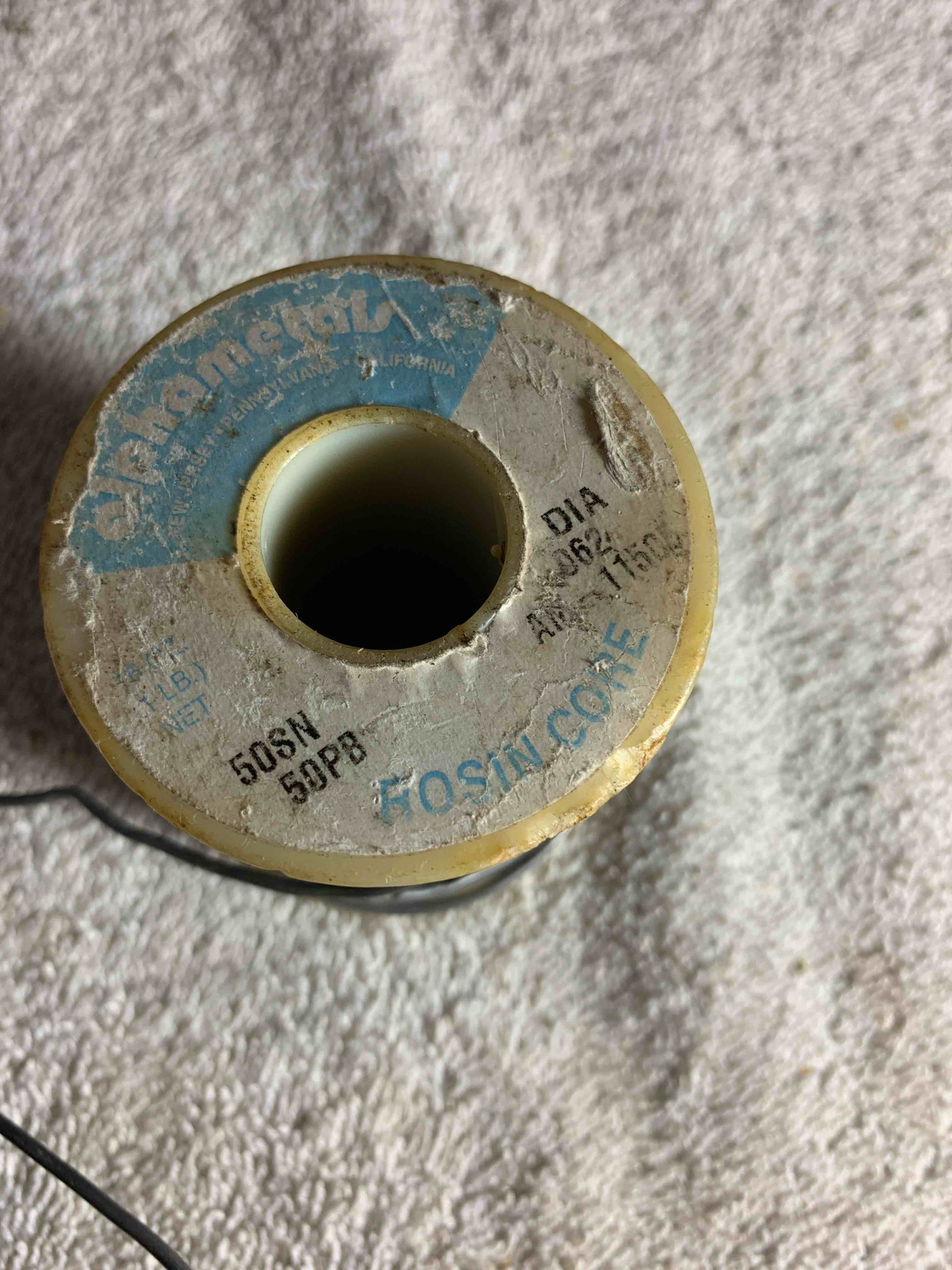 Roll of Rosin Core Solder