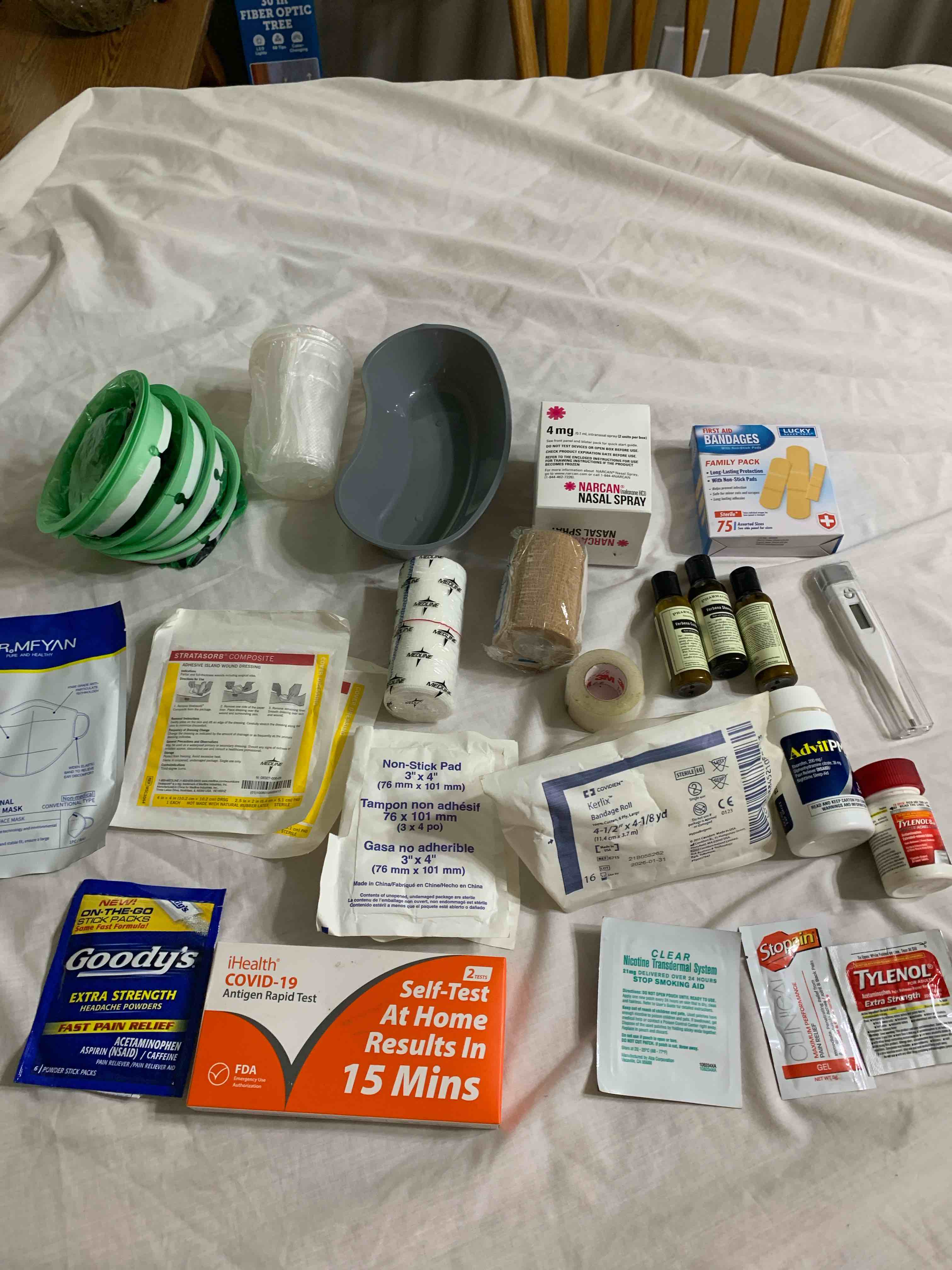 Box of First Aid Supplies
