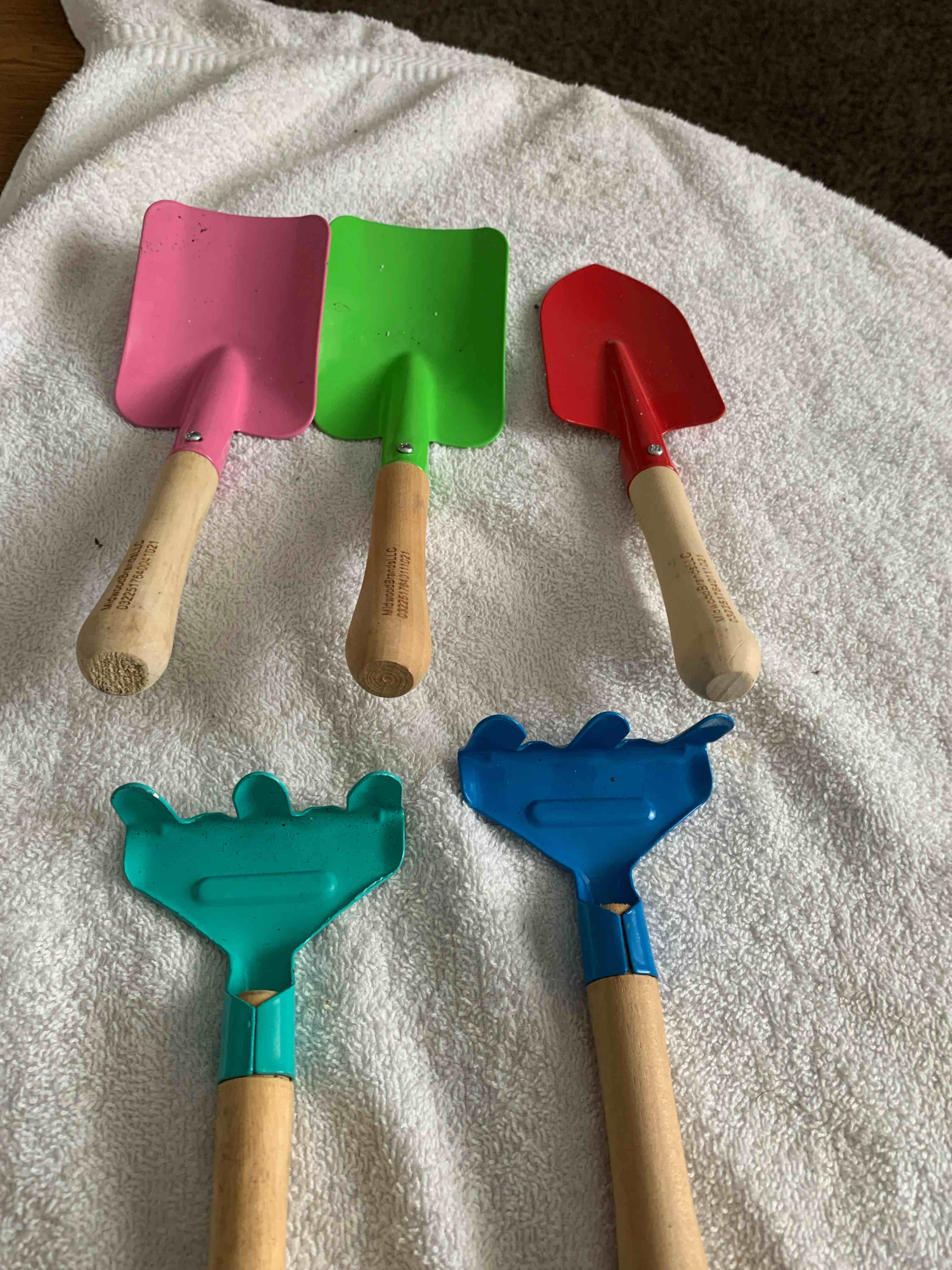 5- Small Garden Tools, Wood & Metal