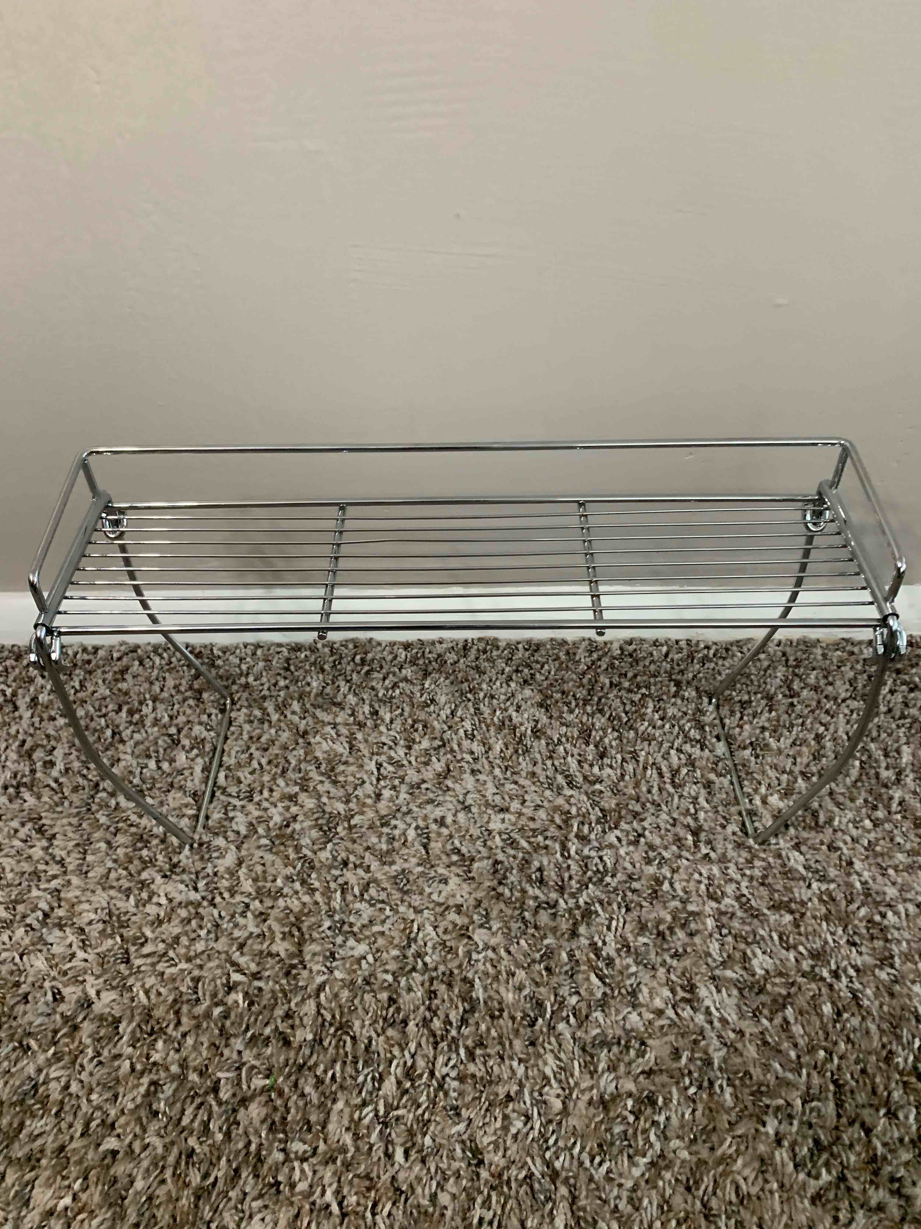 Sturdy Wire Shelf, 4-1/2” X 17” X  8” H. 