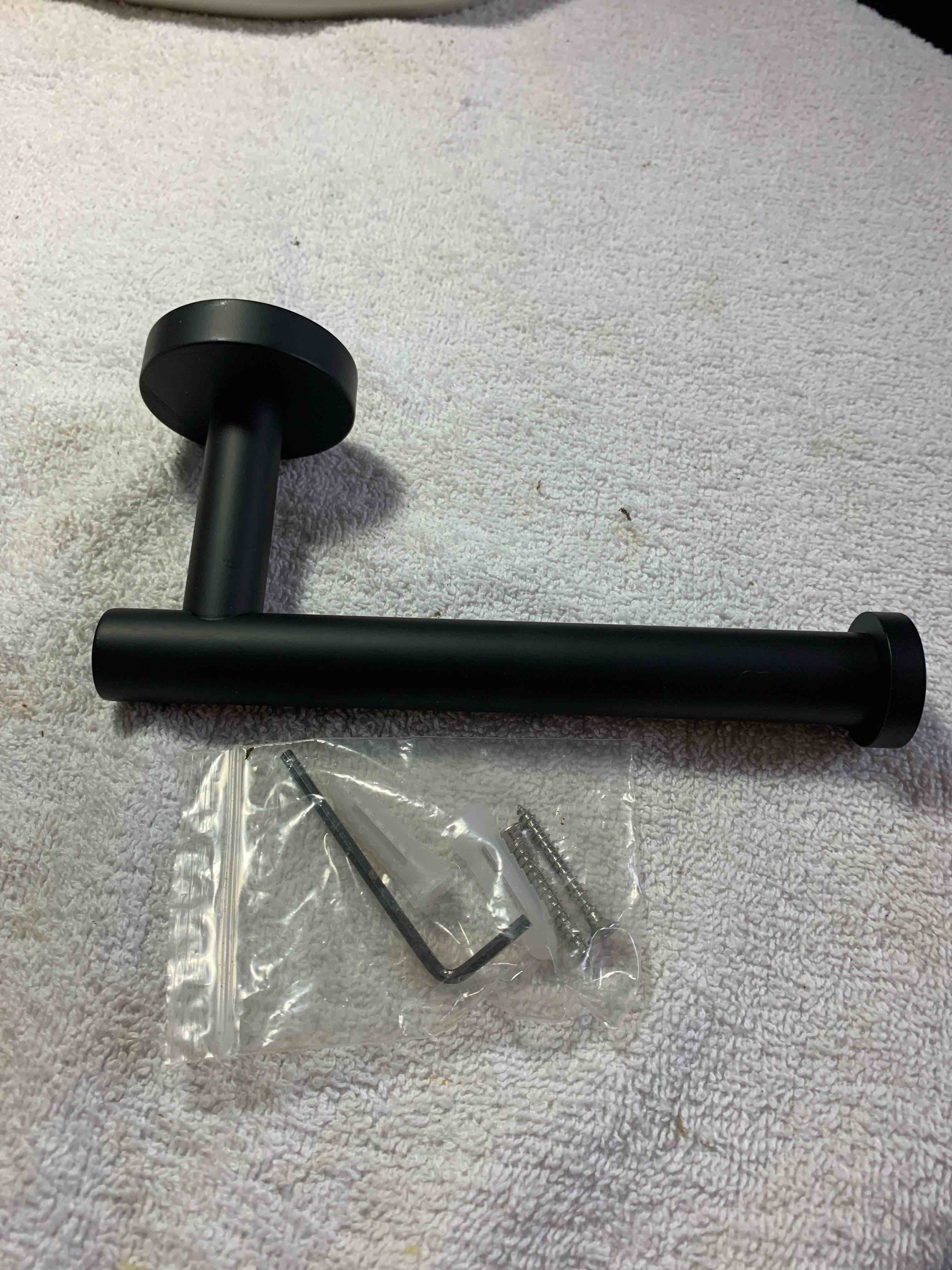 Black Toilet Paper Holder 