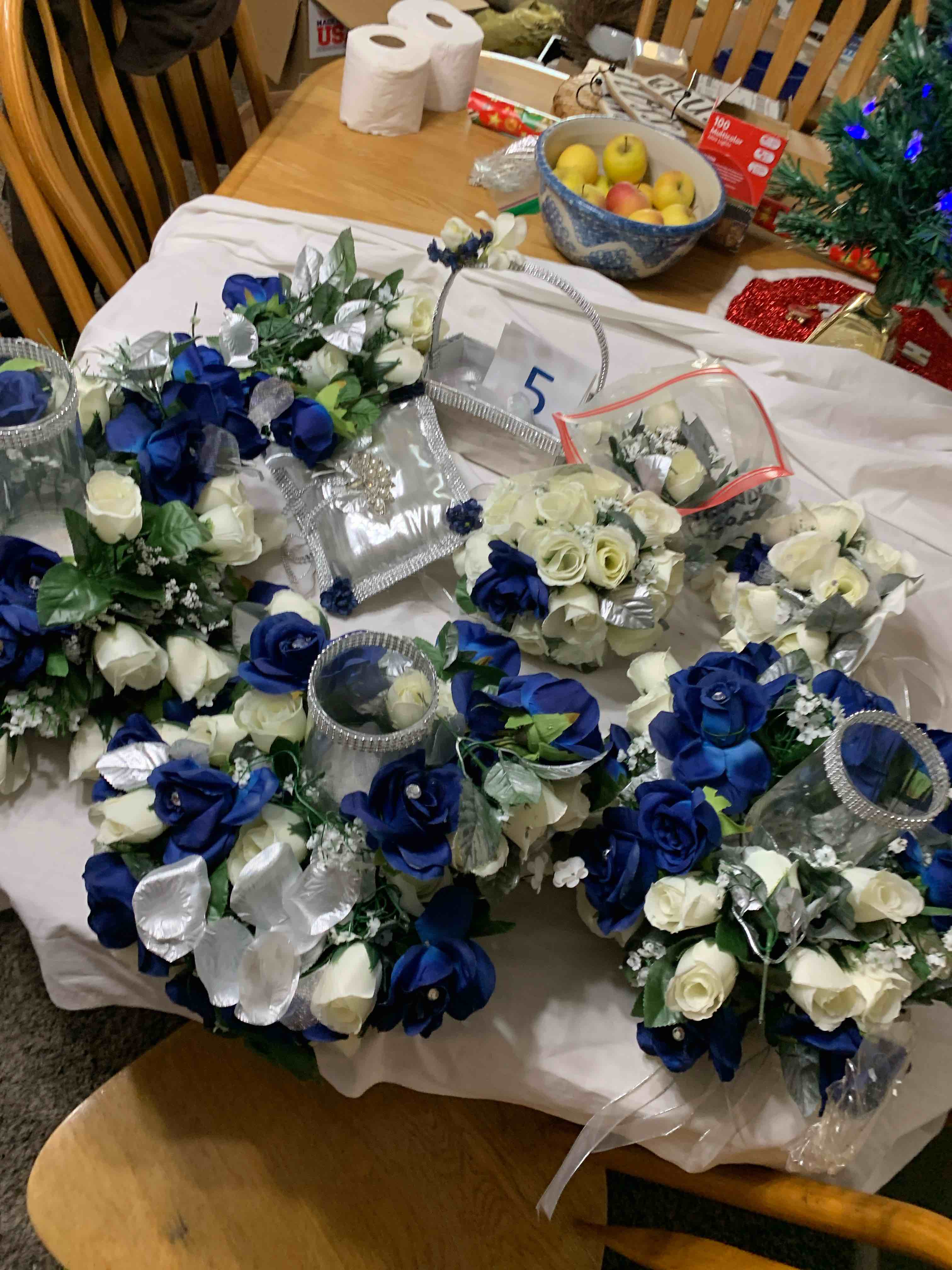 Lot of Wedding Flowers and Decorations 