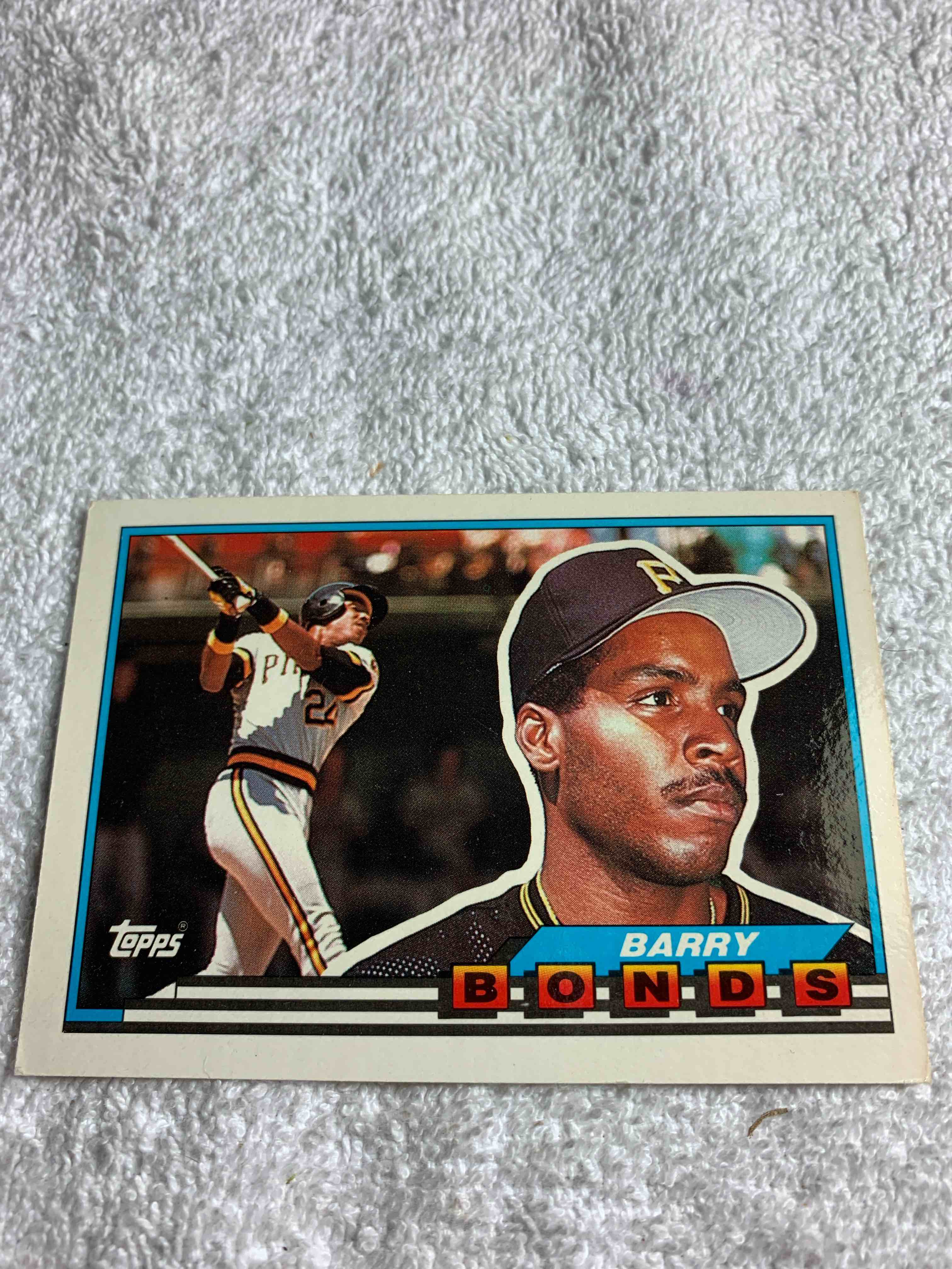 1989 Topps Big # 5, Barry Bonds 