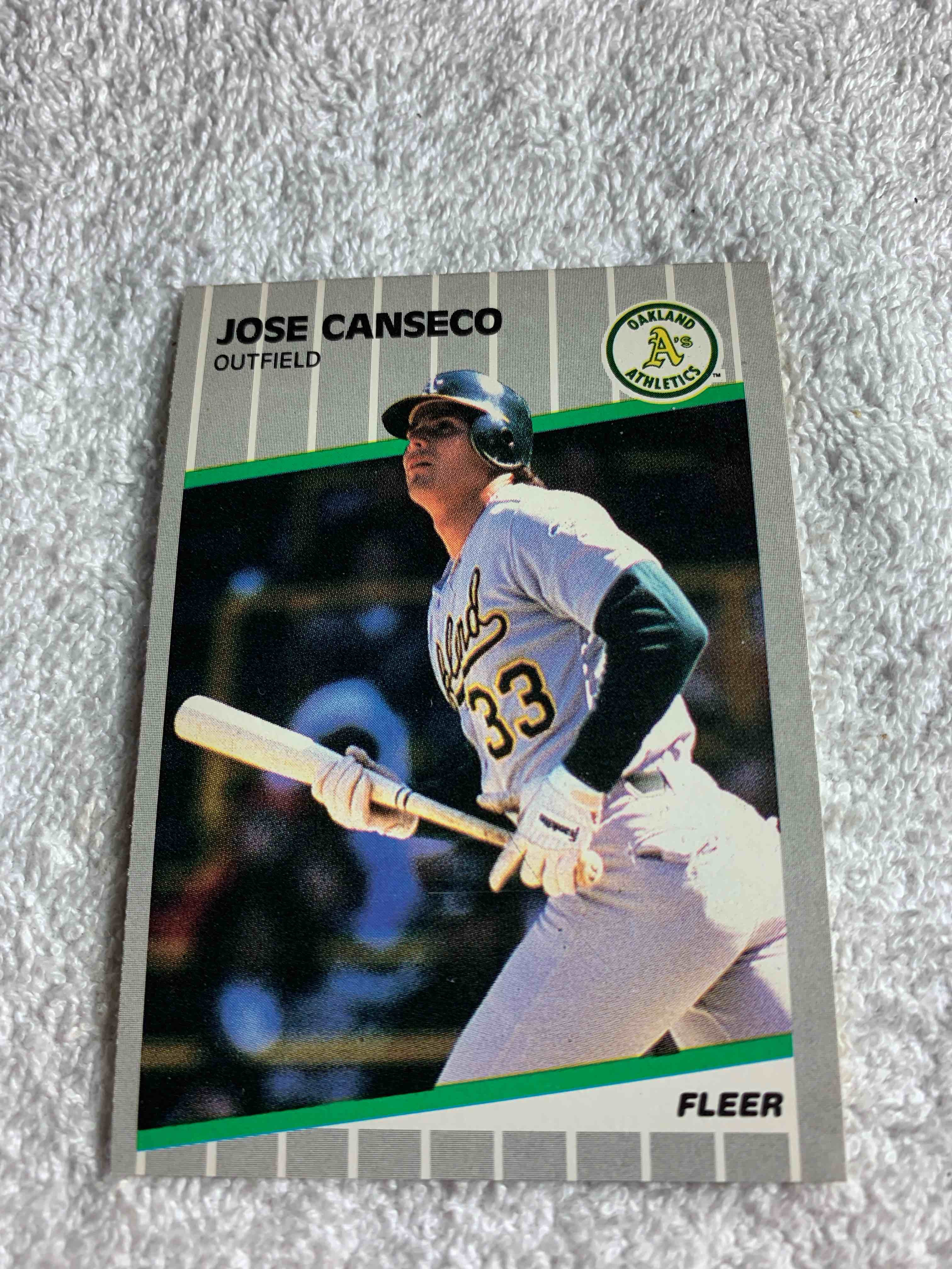 1989 Fleer # 5, Jose Canseco